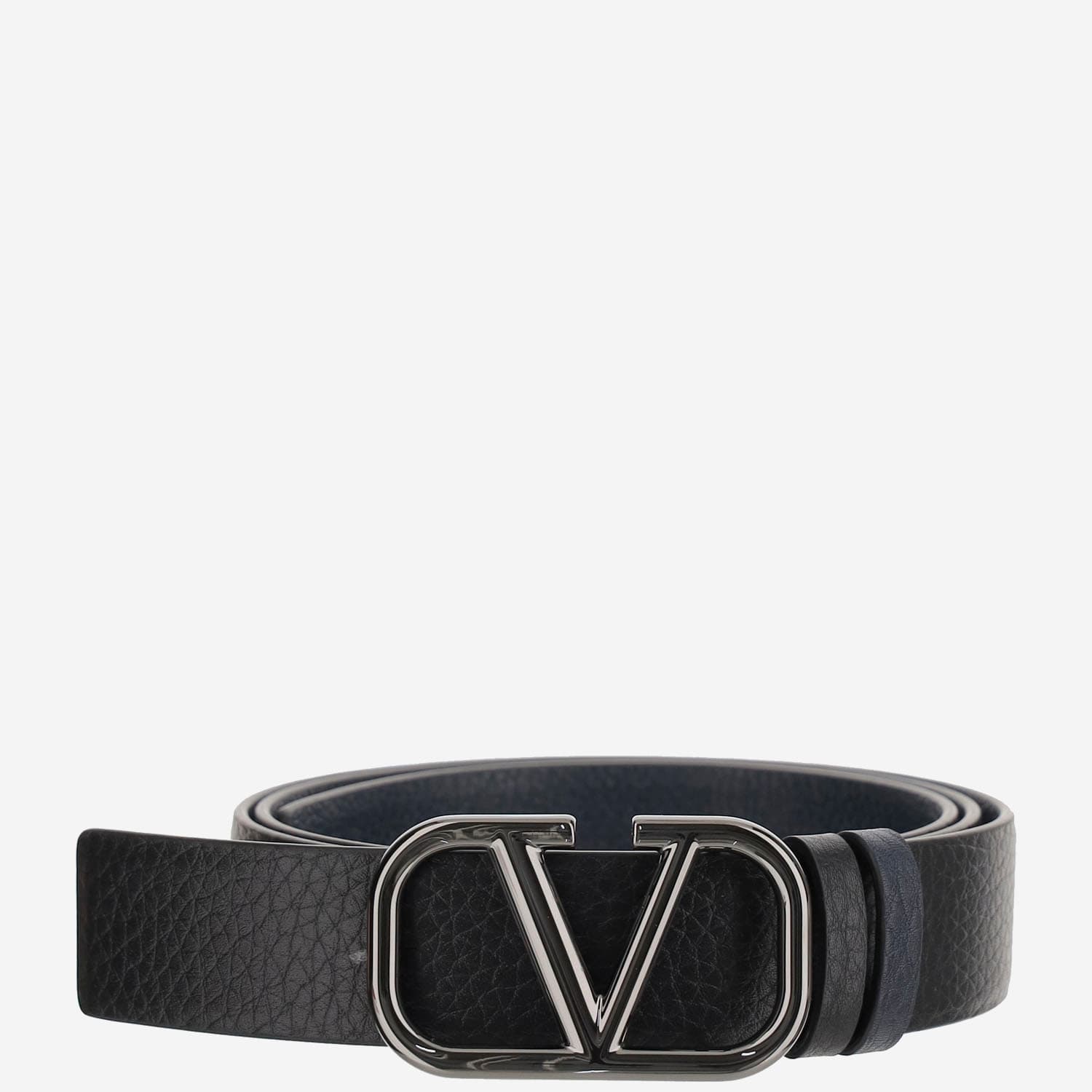 Valentino Garavani Vlogo Signature Reversible Leather Belt
