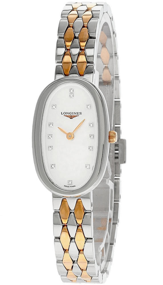 LONGINES Symphonette Diamond MOP Dial 18K Rose Gold SS Women's Watch L23055877 / L2.305.5.87.7
