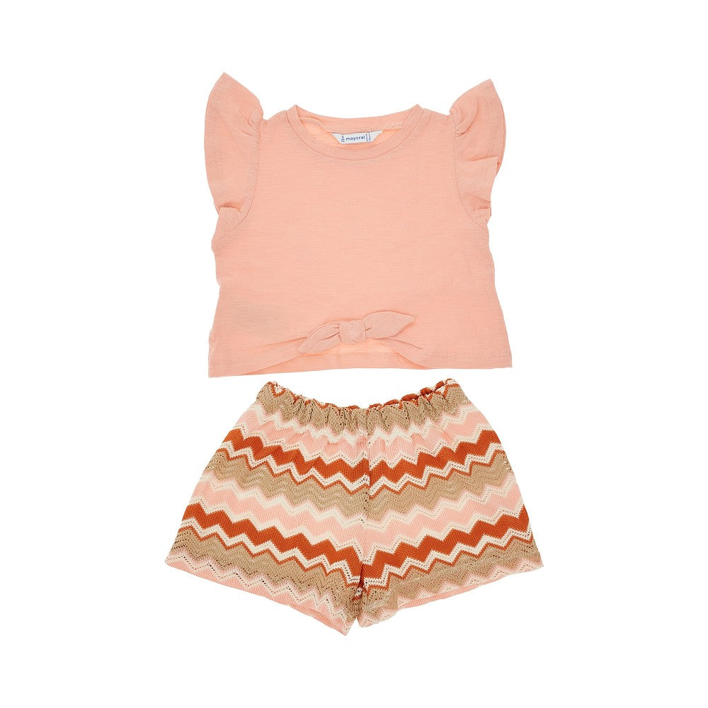 MAYORAL Two-piece set with knitted shorts Kids