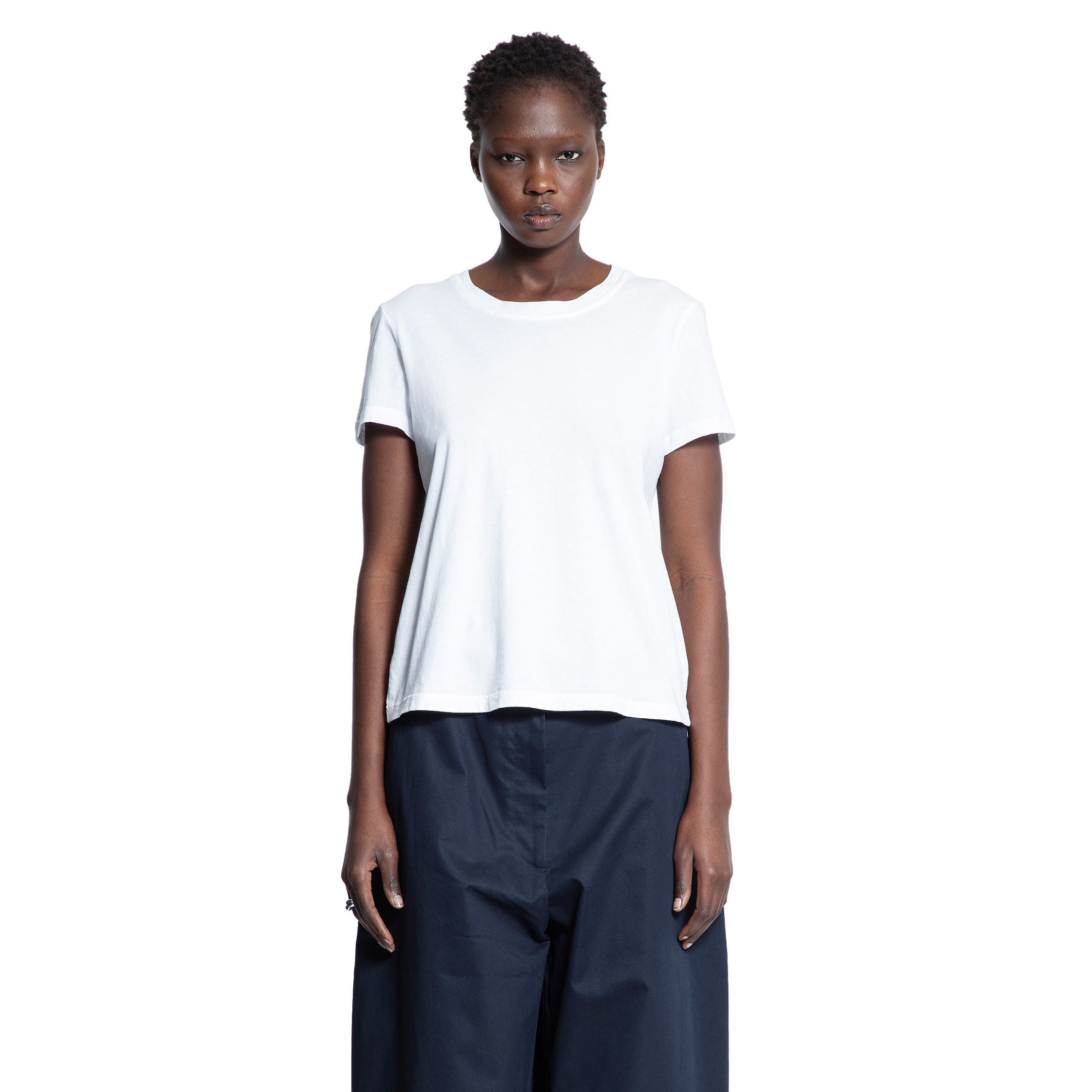 JAMES PERSE WOMAN WHITE T-SHIRTS & TANK TOPS