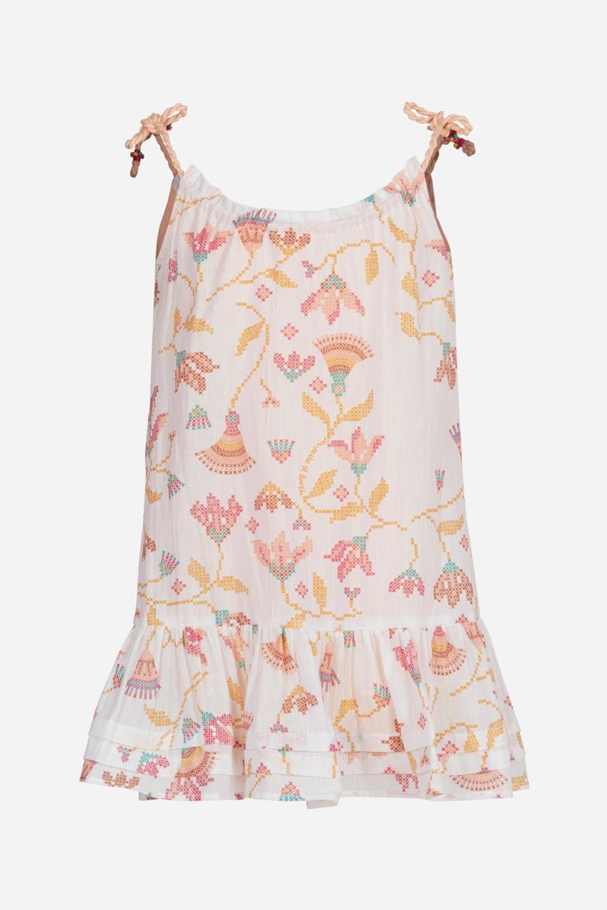 Mini Dress Billie for girls - Pink Ylang Ylang