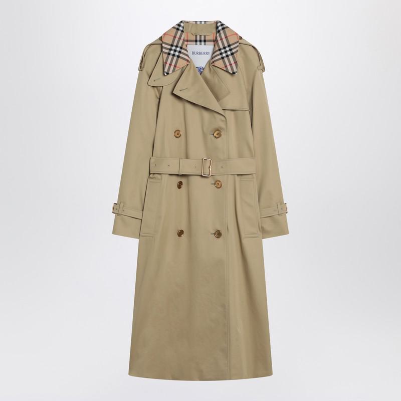 Burberry Castleford 双排扣格纹领风衣
