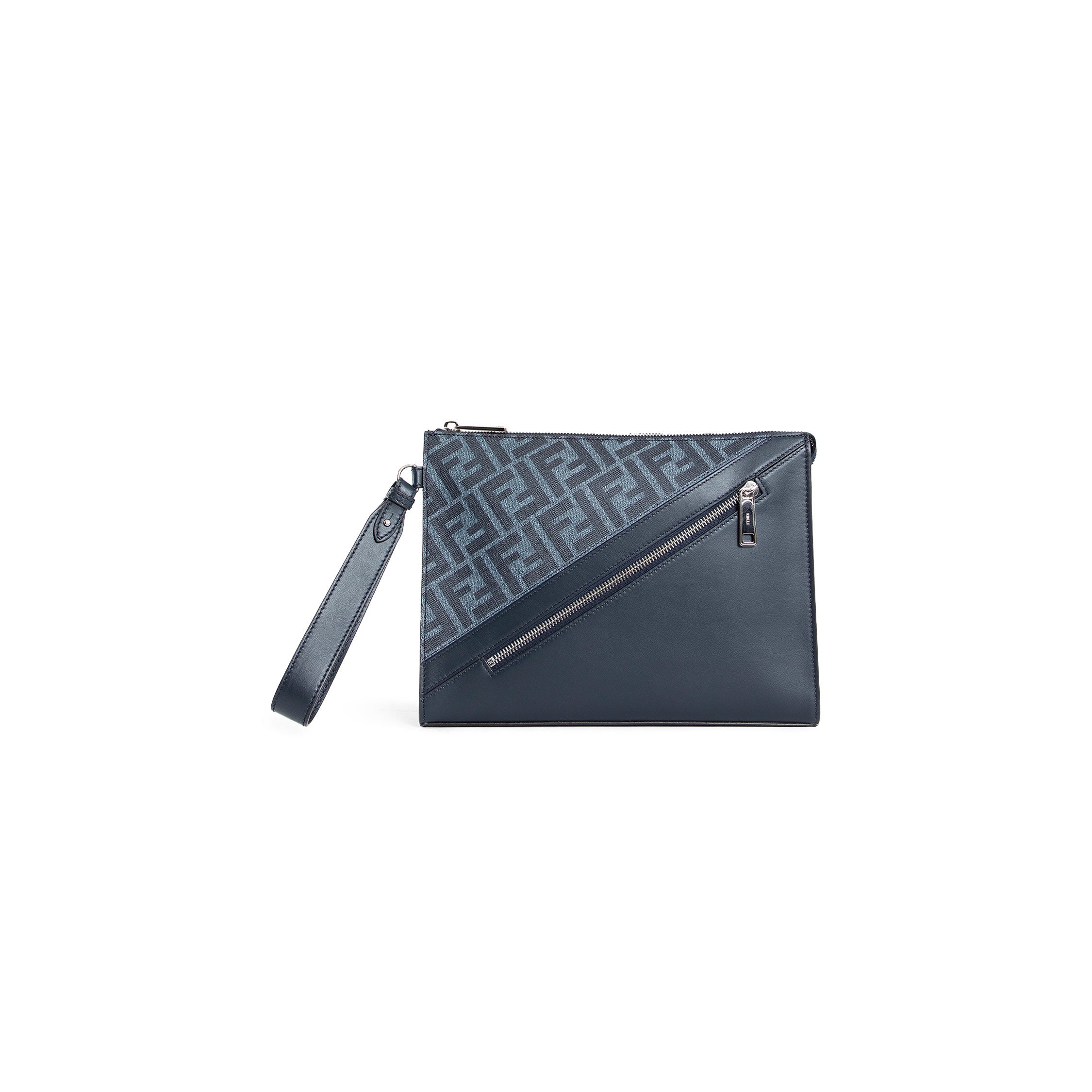 FENDI WOMAN BLUE CLUTCHES & POUCHES