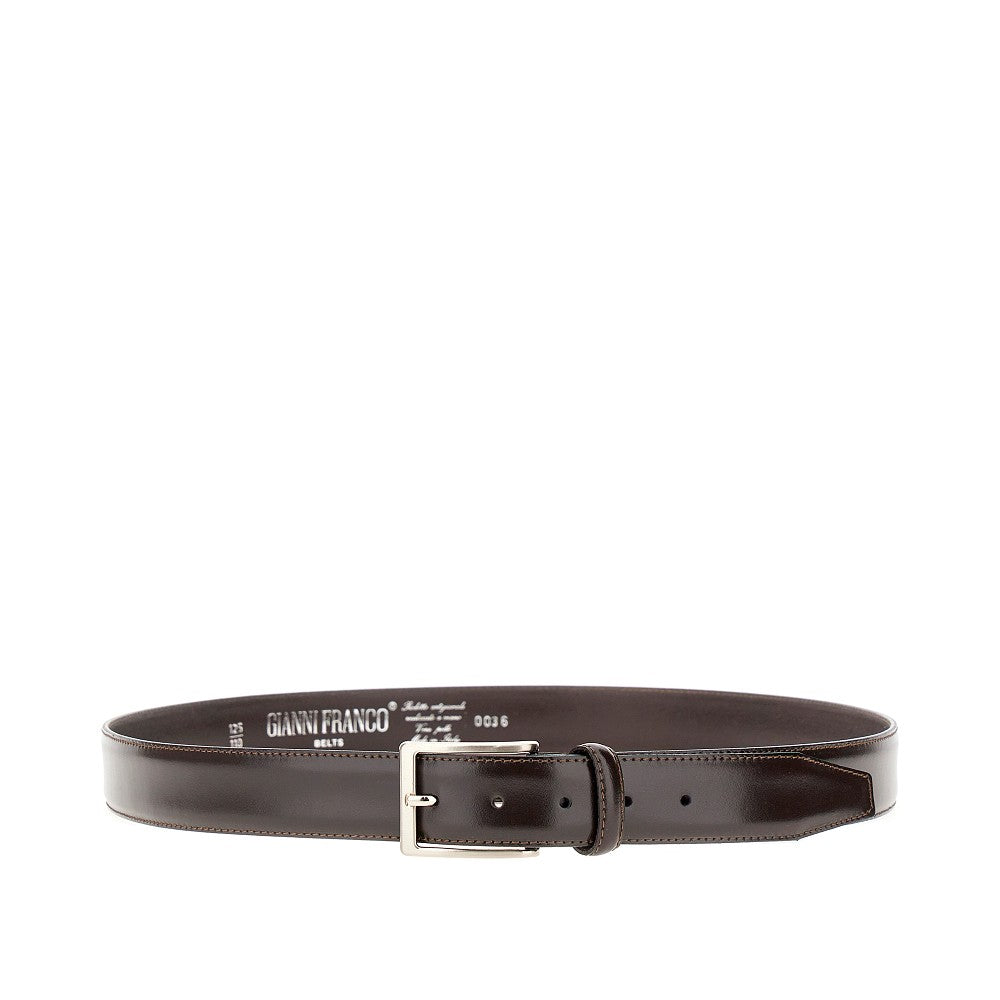 GIANNIFRANCO BELTS Brushed leather belt Man