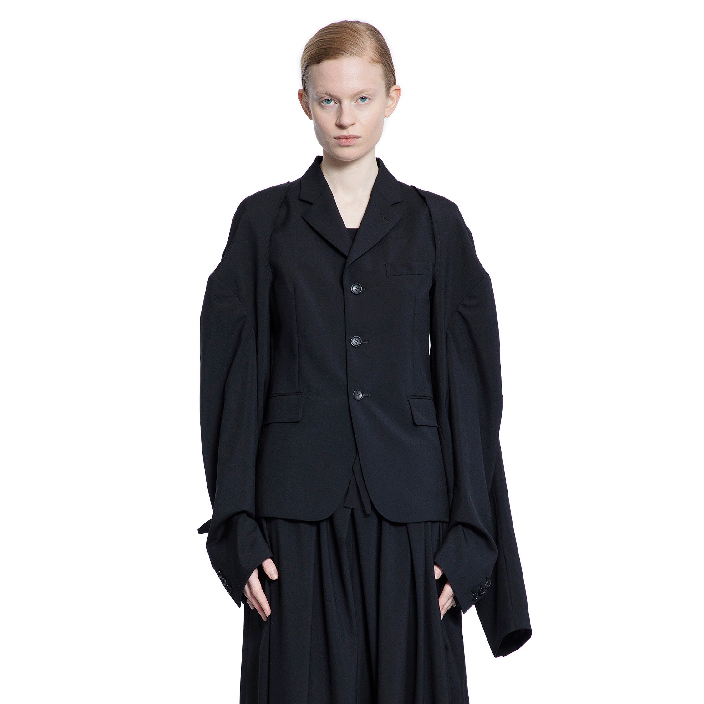COMME DES GARCONS WOMAN BLACK BLAZERS