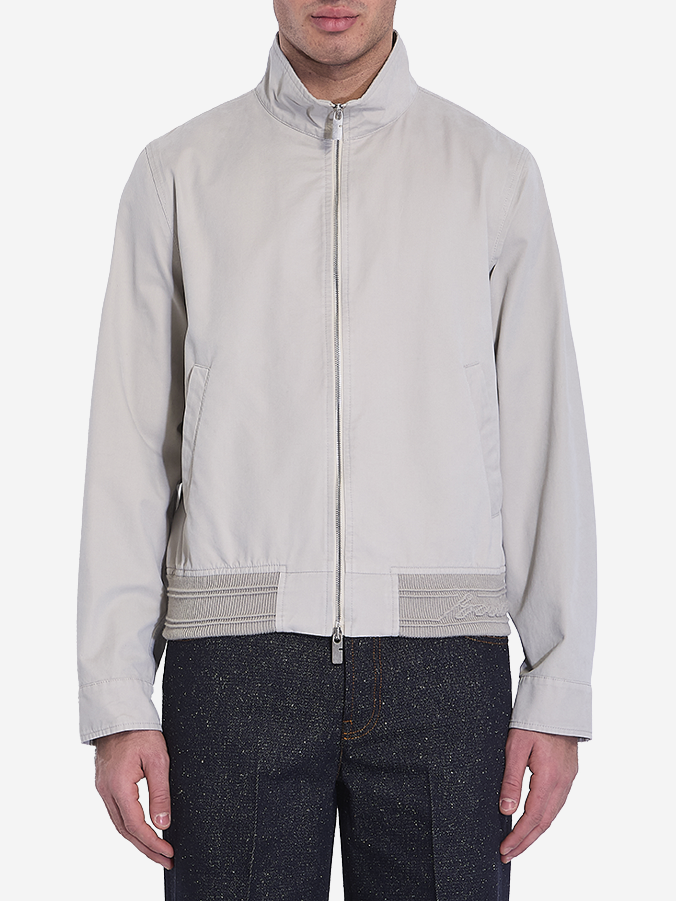 Bomber jacket with logo