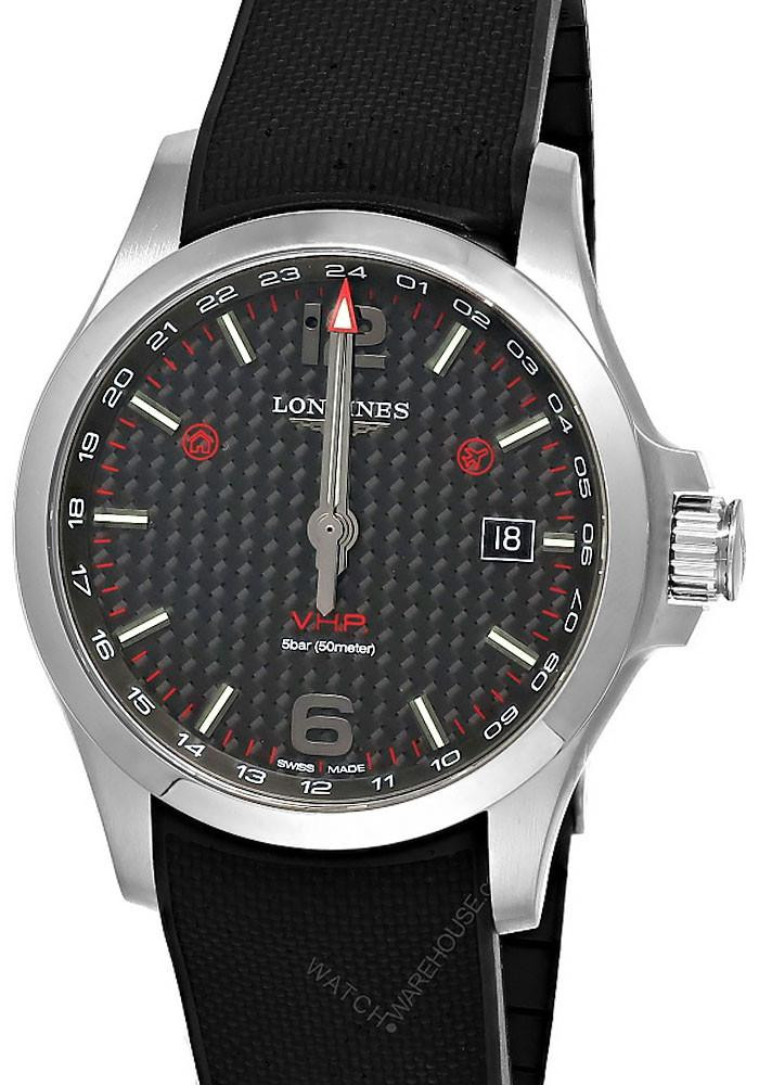 LONGINES Conquest V.H.P. GMT 43MM Men's Watch L3.728.4.66.9 / L37284669