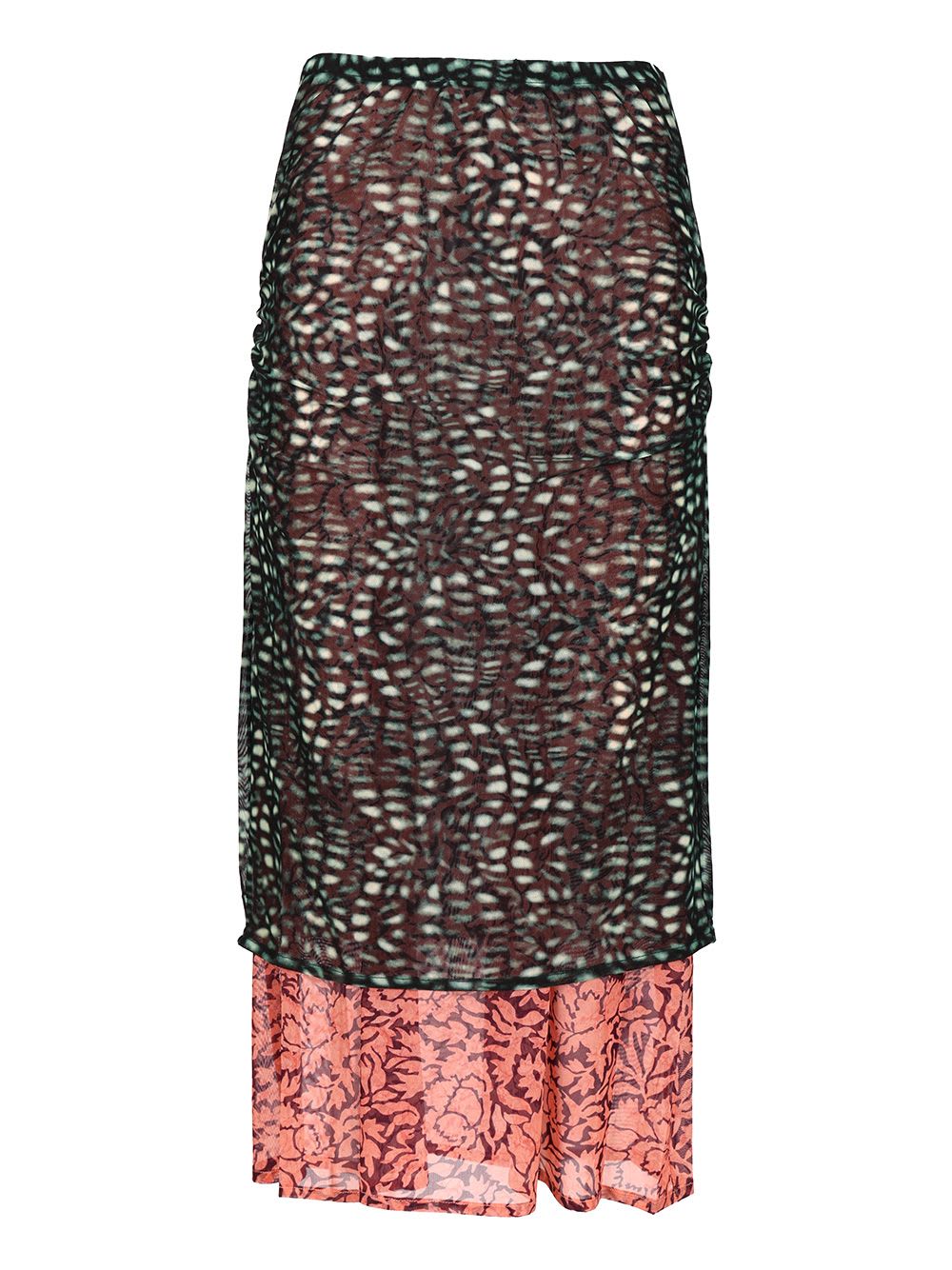 Dries Van Noten Homoa Short Pr Long Skirt Malachite