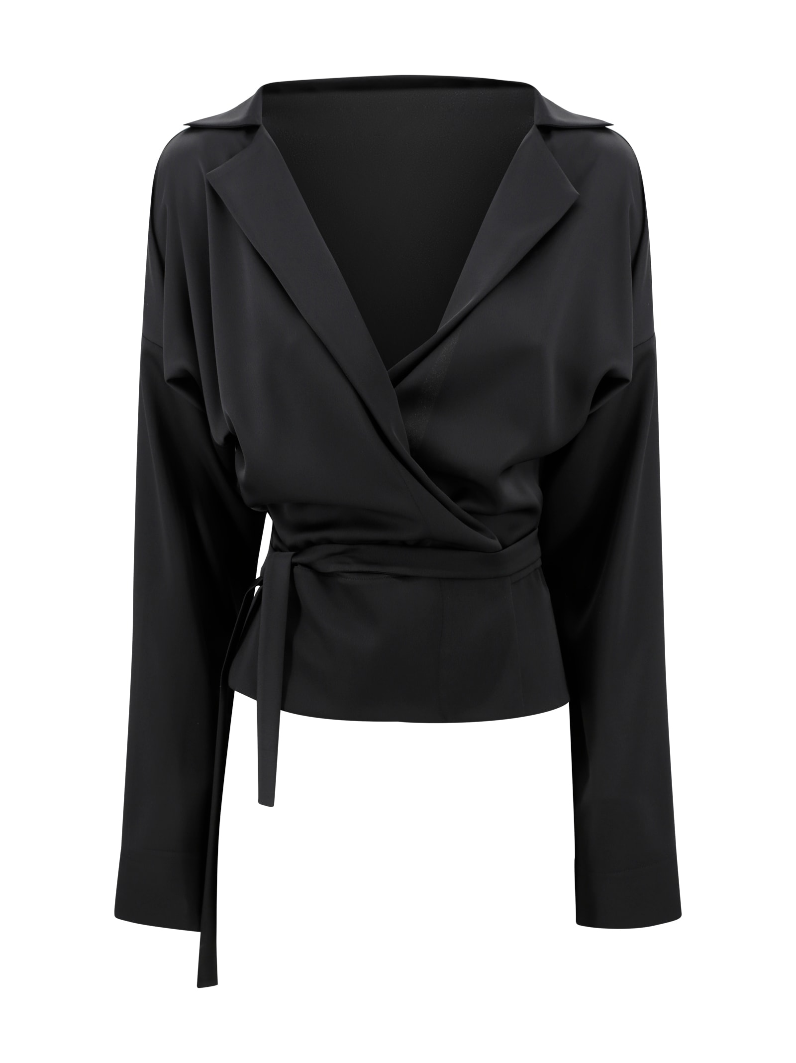 Philosophy di Lorenzo Serafini Wrap-around Blouse