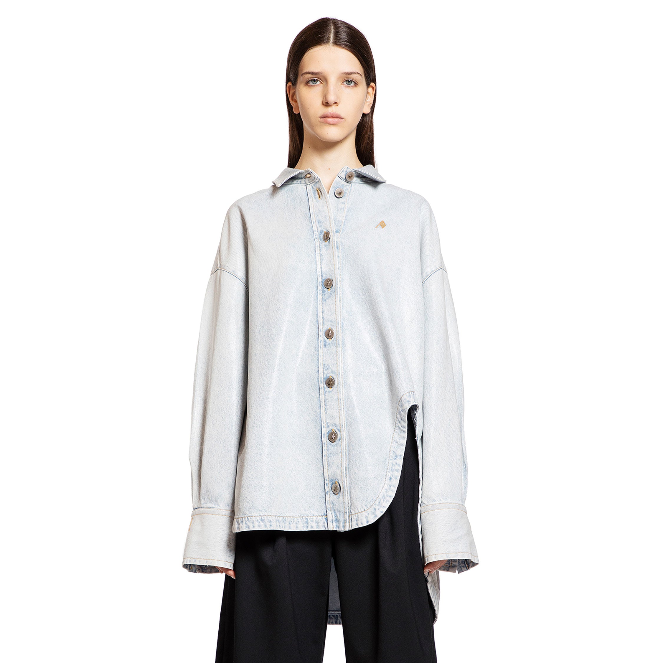 THE ATTICO WOMAN BLUE SHIRTS