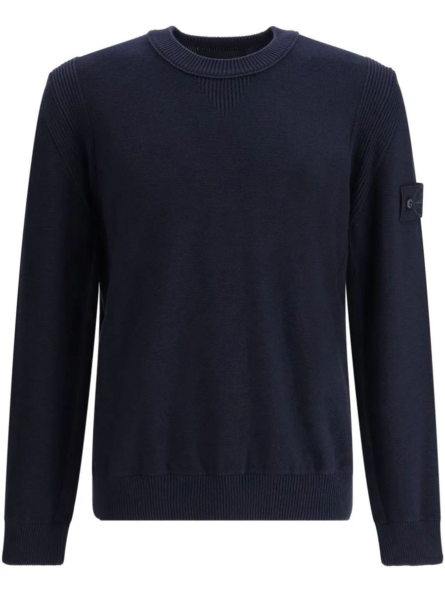 Stone Island Loose Fit Crewneck Jumper Cotton Cashmere Stone Island Ghost Piece Pack