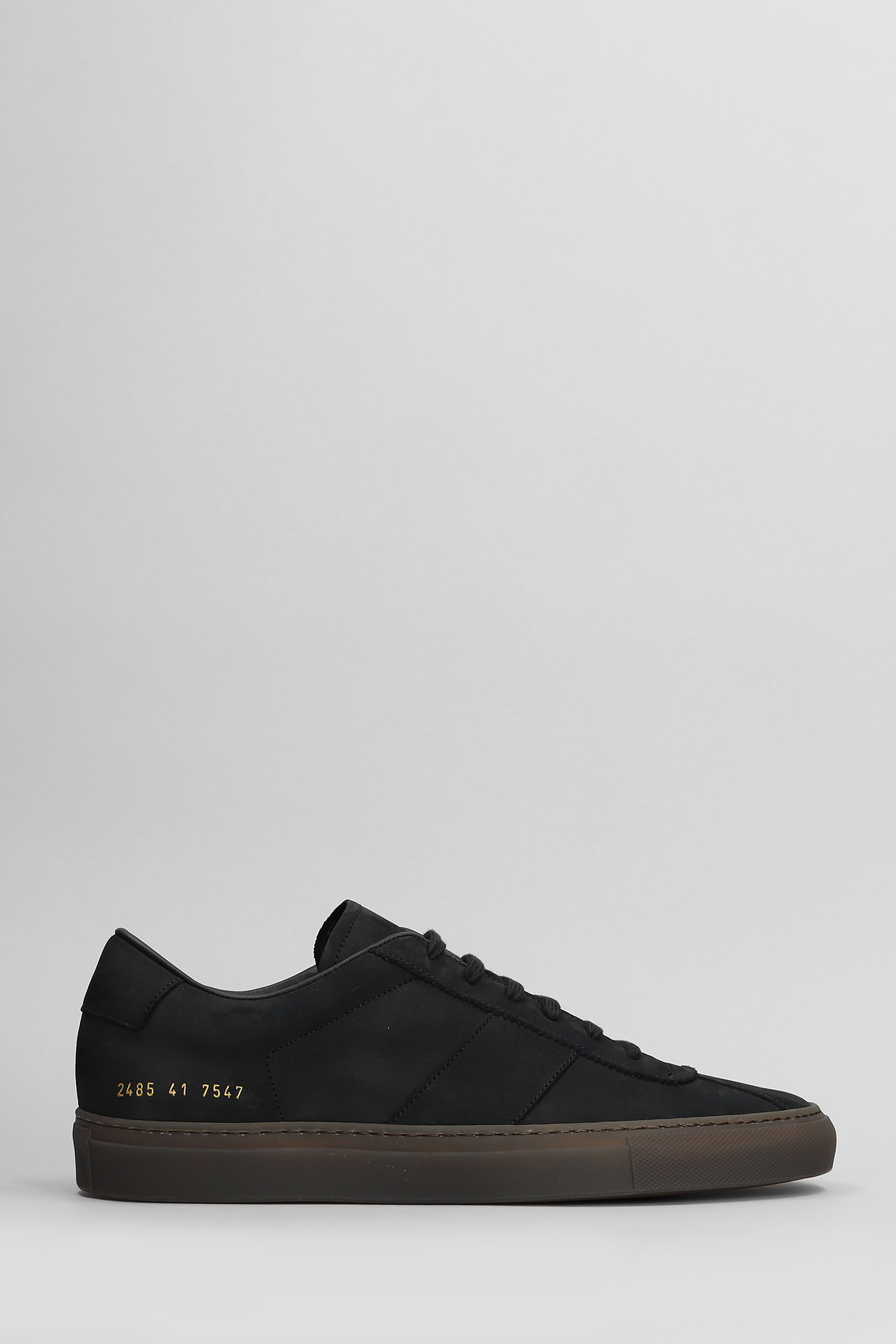 Common Projects 网球训练运动鞋 黑色皮革款