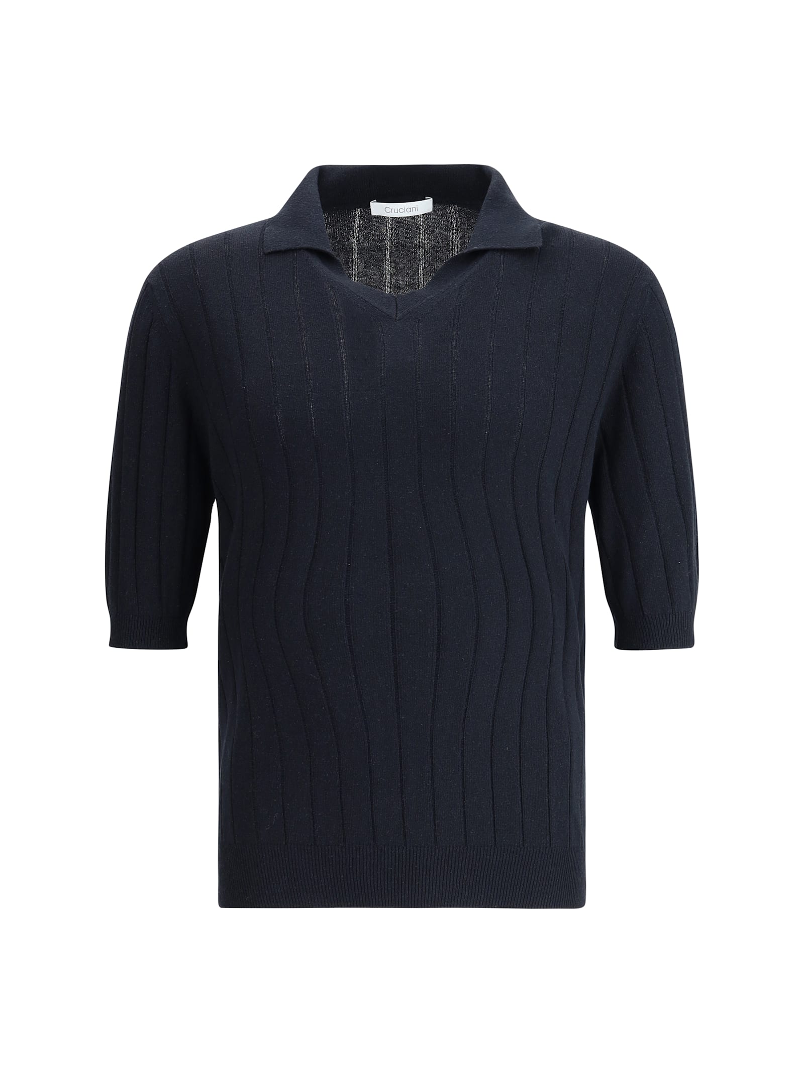 Cruciani 真丝Polo衫