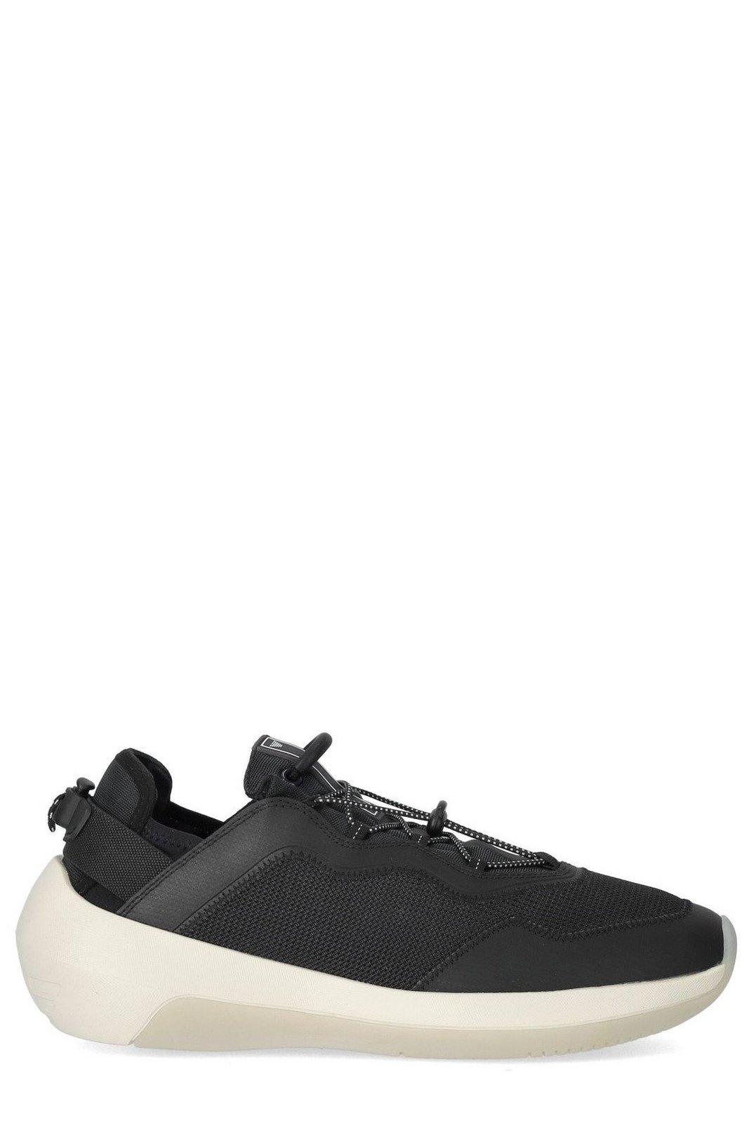 Emporio Armani Drawstring Fastening Mesh Sneakers