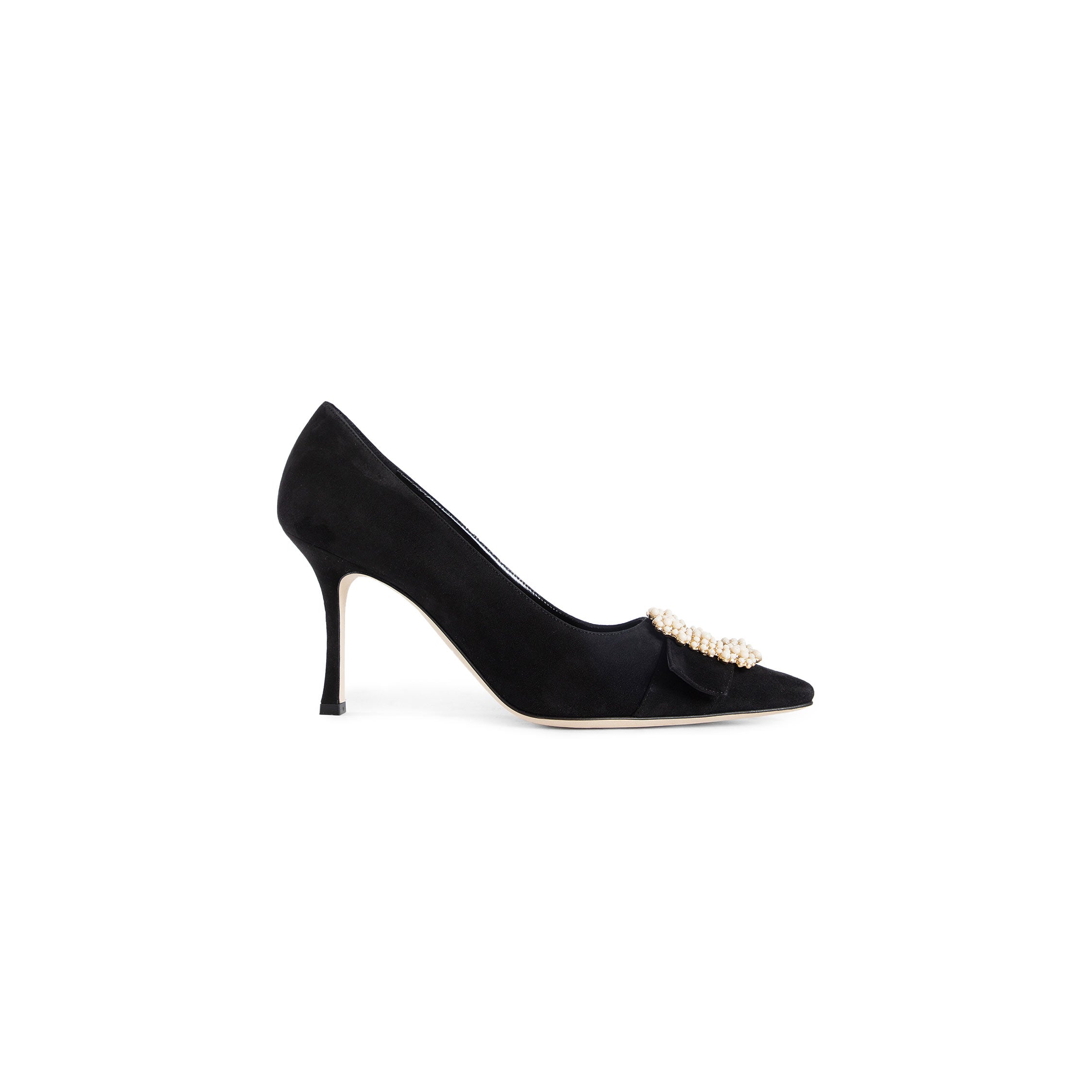 MANOLO BLAHNIK WOMAN BLACK PUMPS