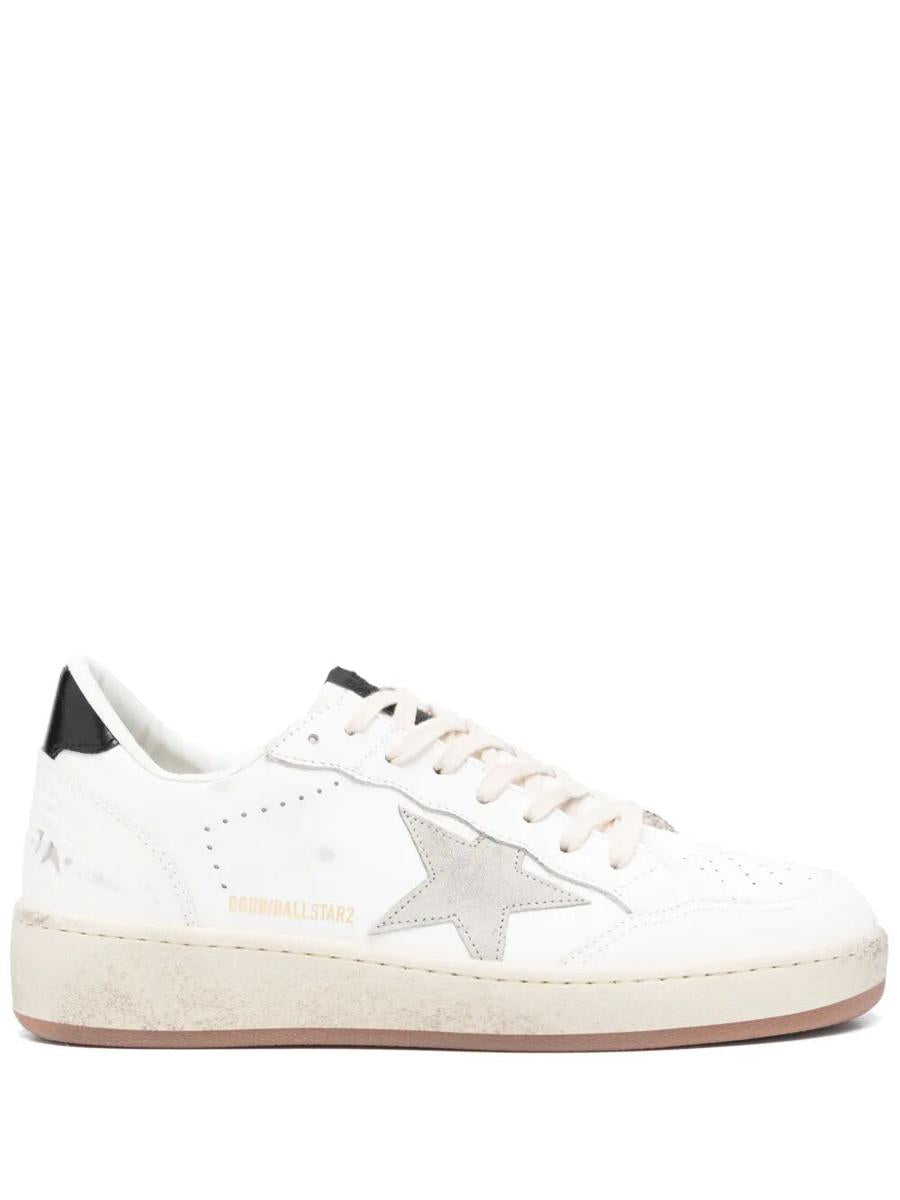 Golden Goose Ballstar 2 皮革鞋面 马刺纹麂皮星标 亮面鞋跟