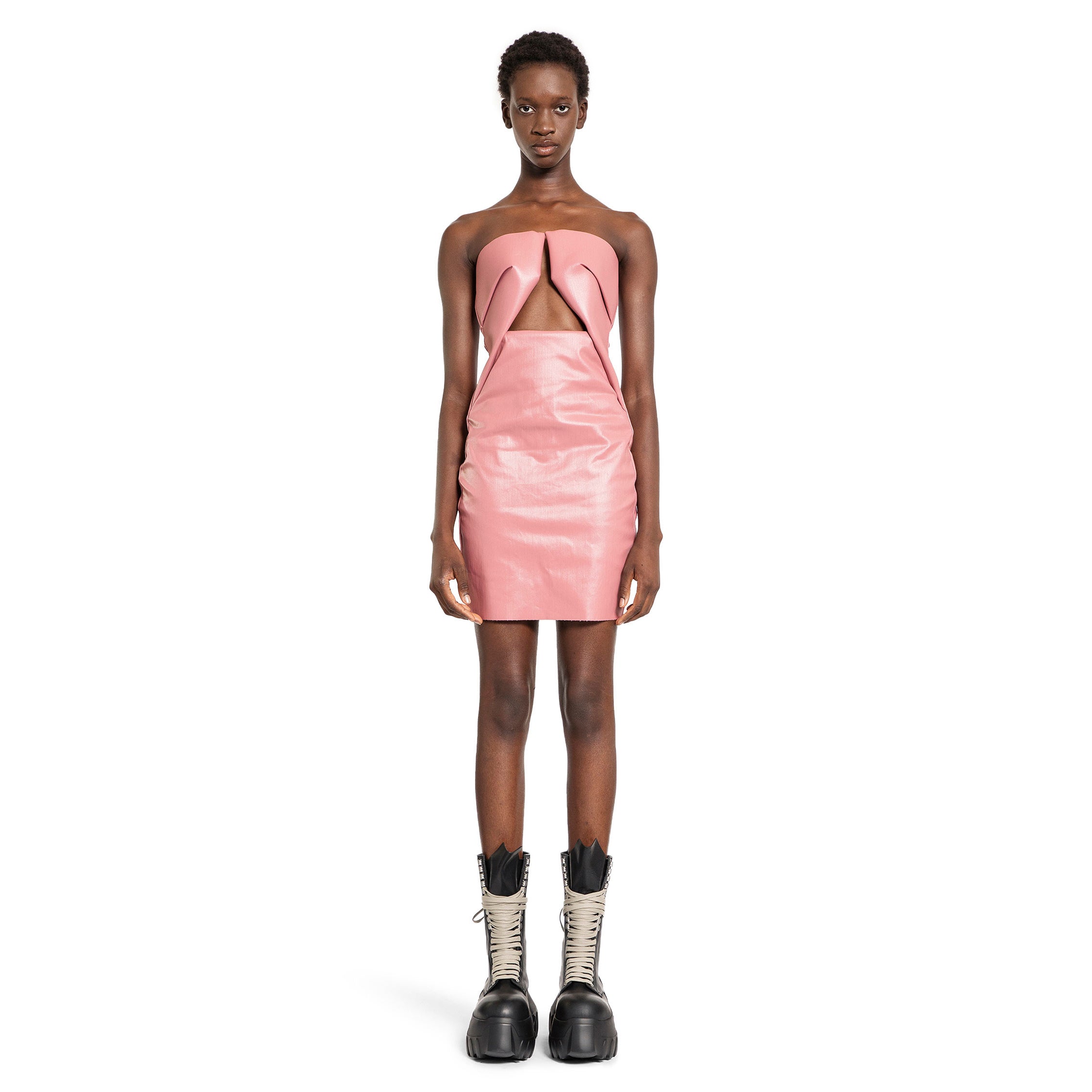 RICK OWENS WOMAN PINK DRESSES