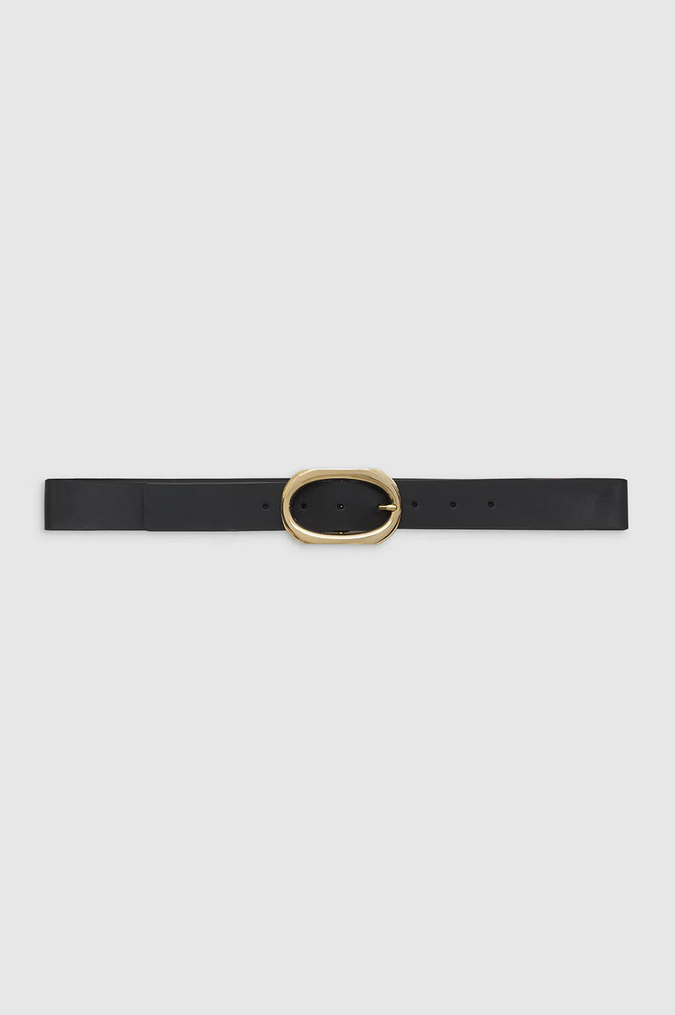 Signature Link Belt - Black With Gold M/l