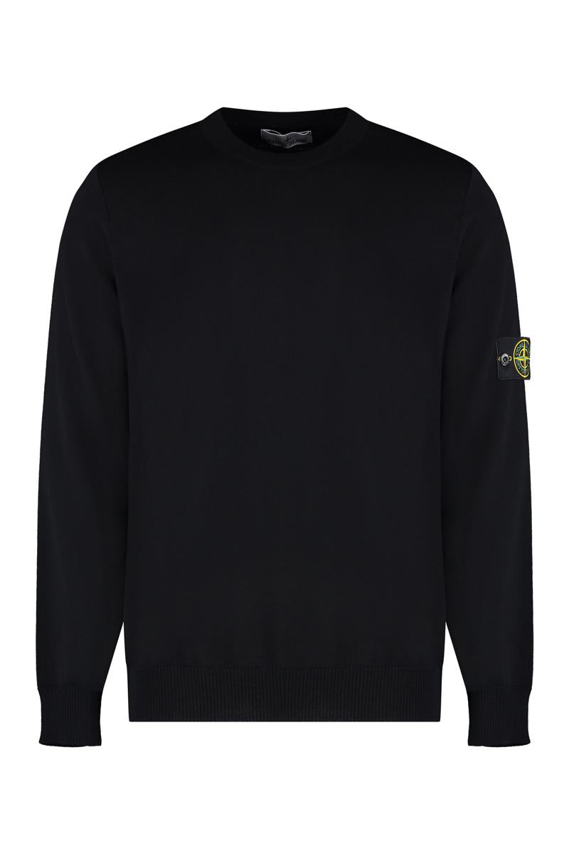 Stone Island 美利奴羊毛圆领毛衣