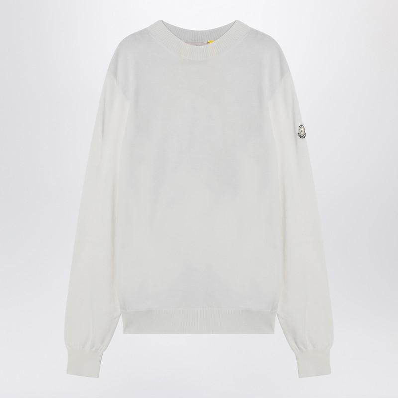 Moncler × 梅赛德斯-奔驰 Nigo联名 白色logo印花针织衫
