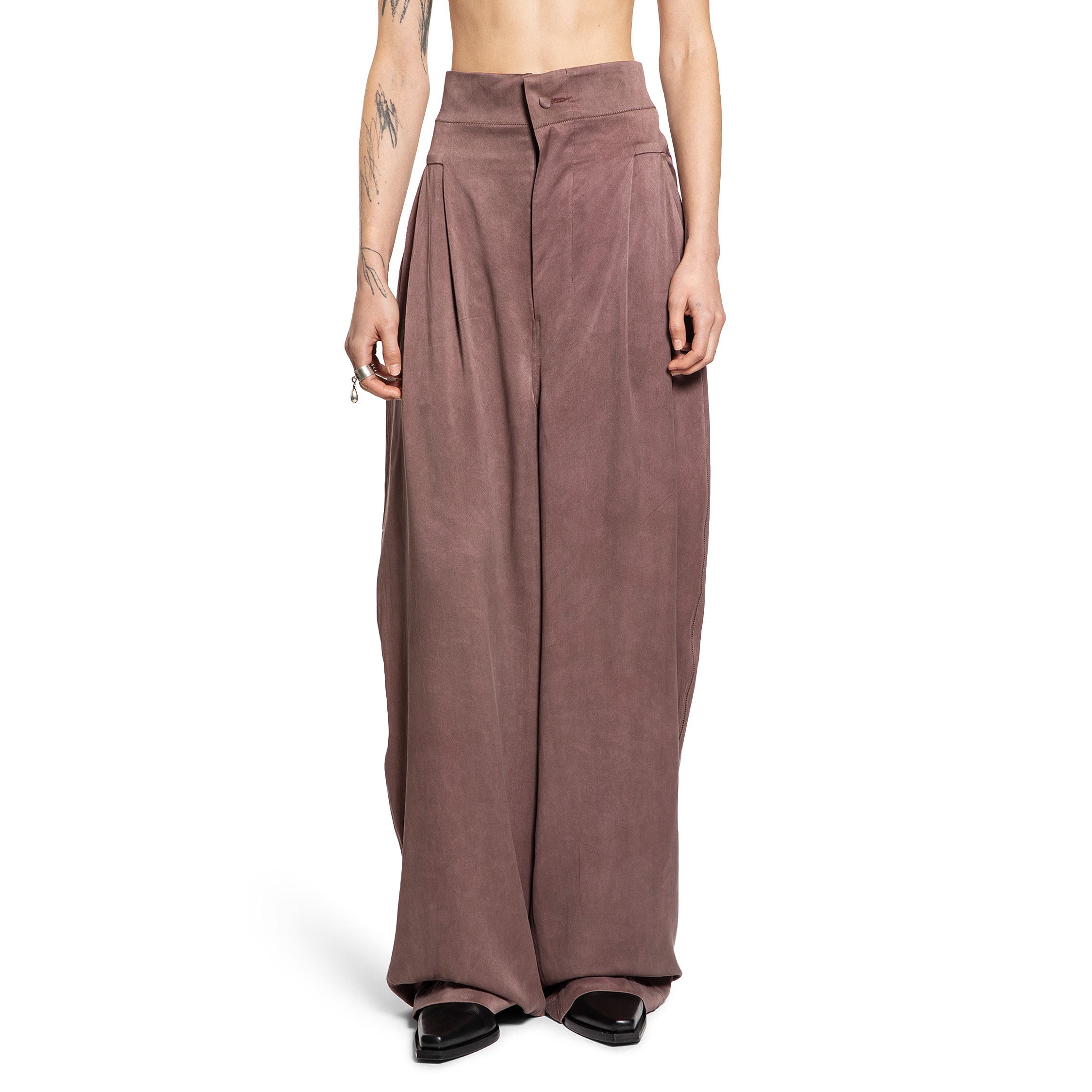 YEHUAFAN WOMAN PURPLE TROUSERS