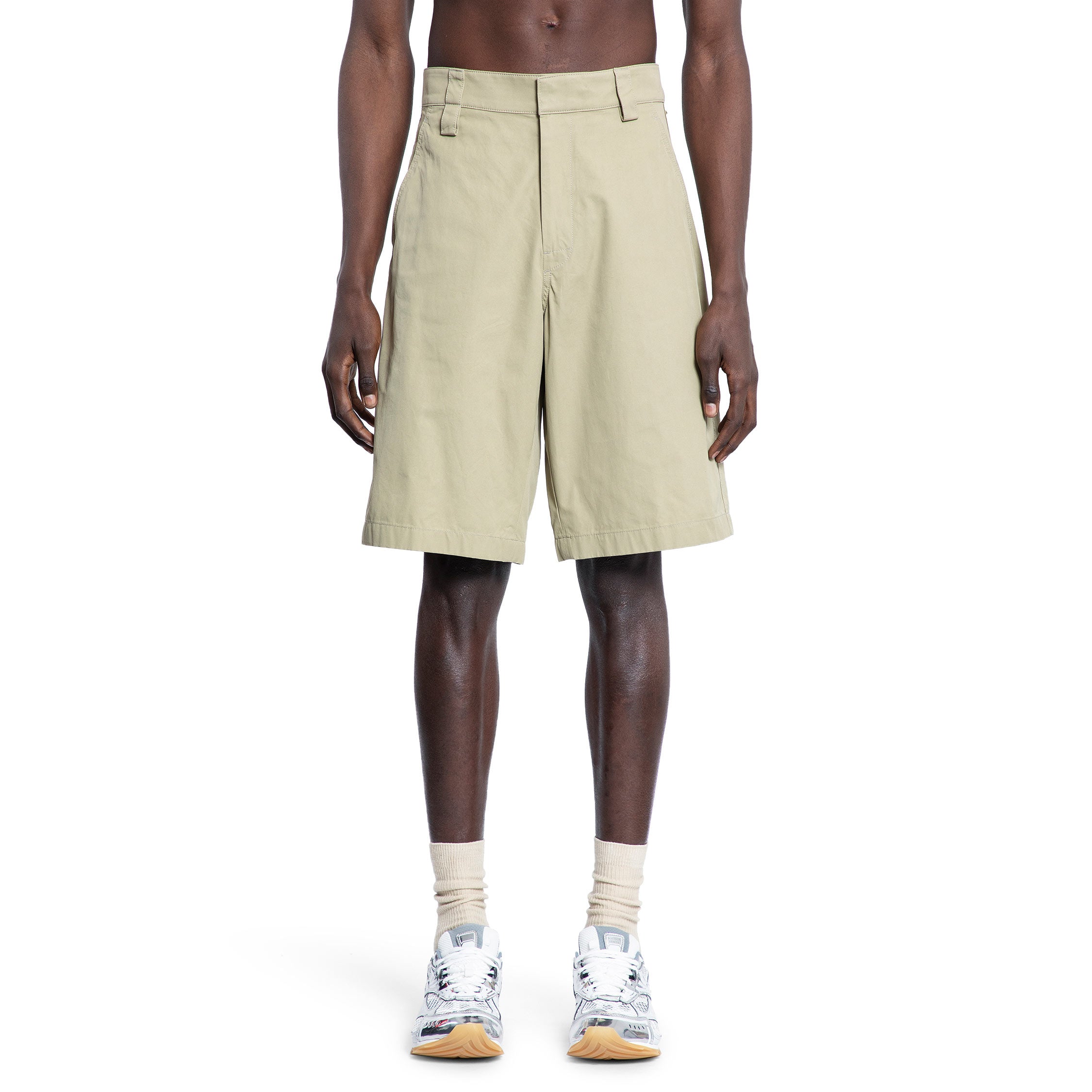 BOTTEGA VENETA MAN BEIGE SHORTS & SKIRTS