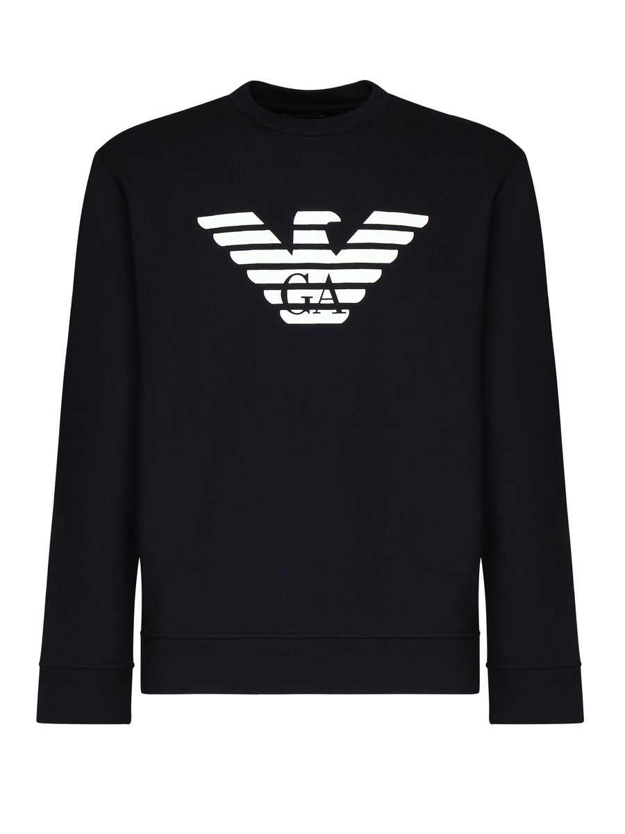 Emporio Armani Logo棉质卫衣