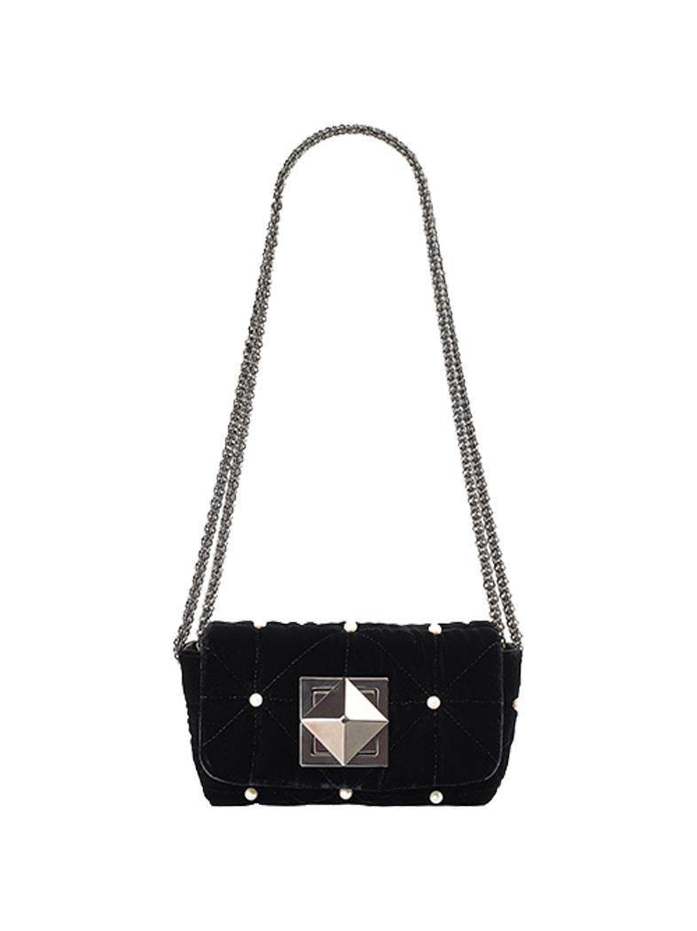 Sonia Rykiel Le Copain 天鹅绒珍珠迷你包