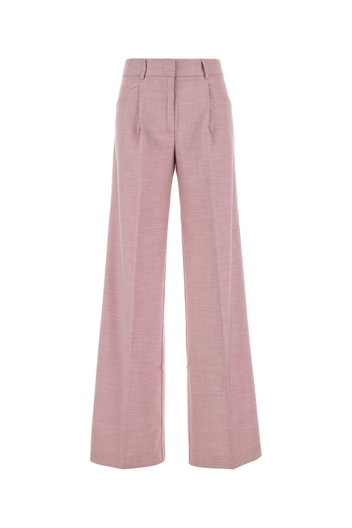 The Andamane Pink Stretch Polyester Blend Palazzo Pant