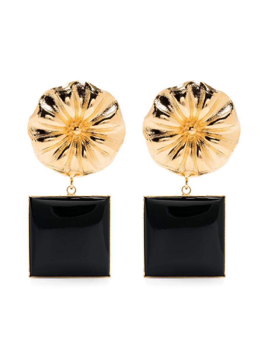 Destree Sonia Daisy方形中号黑色托特包配饰