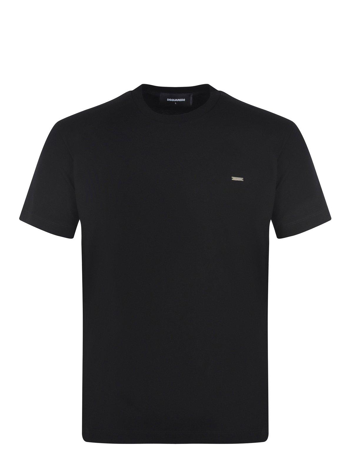Dsquared2 Logo标识牌圆领T恤