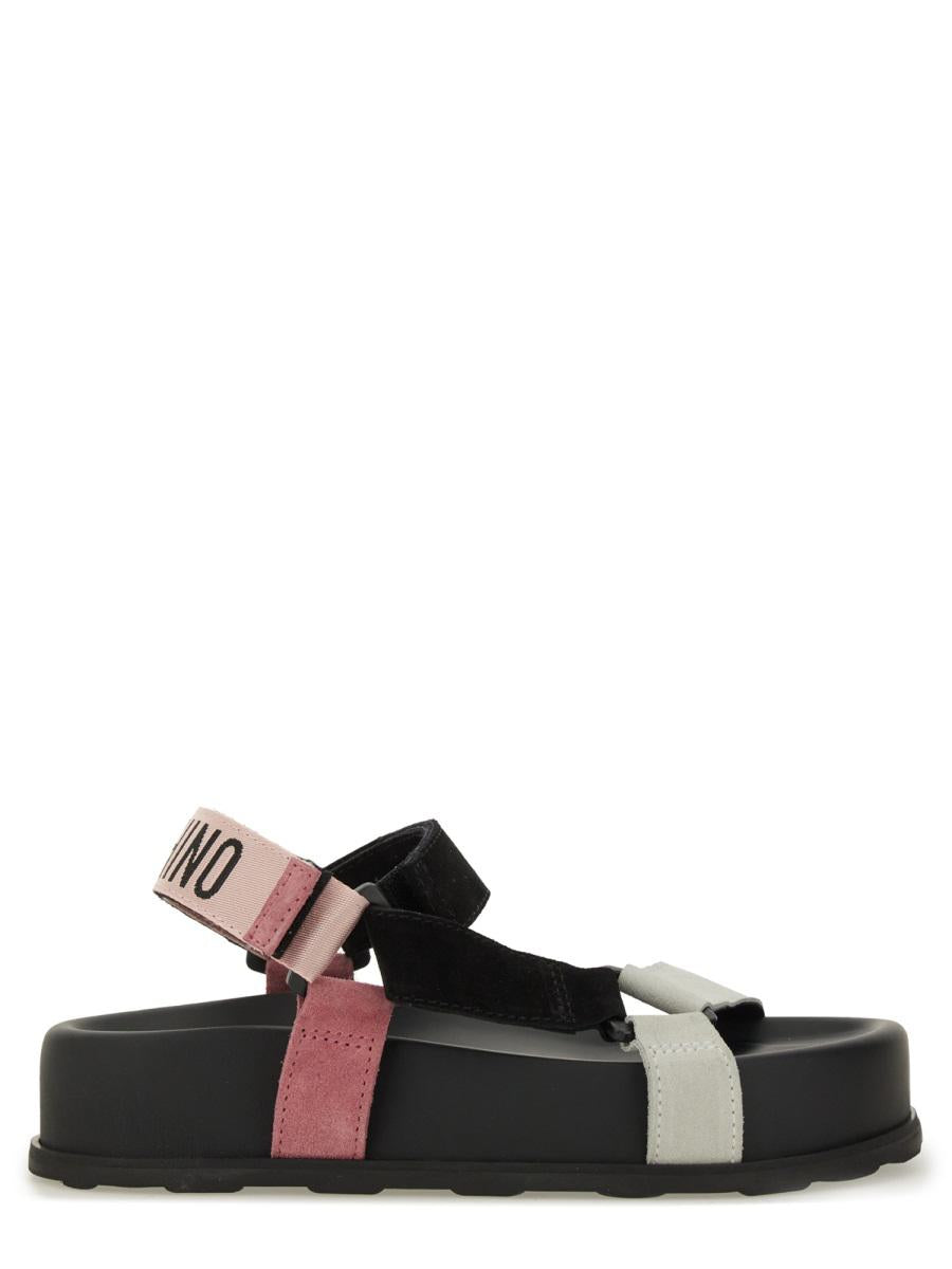 Moschino Sandal With Logo