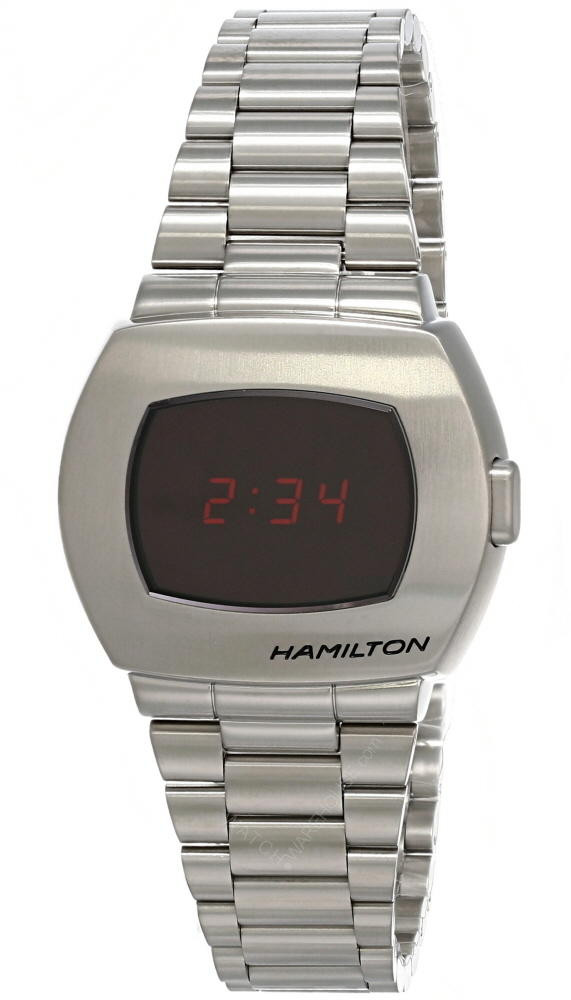 HAMILTON American Classic PSR QTZ SS Digital Men's Watch H52414130