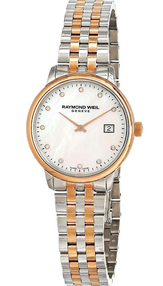 RAYMOND WEIL Toccata 29MM Diamond MOP Dial Women's Watch 5985-SP5-97081