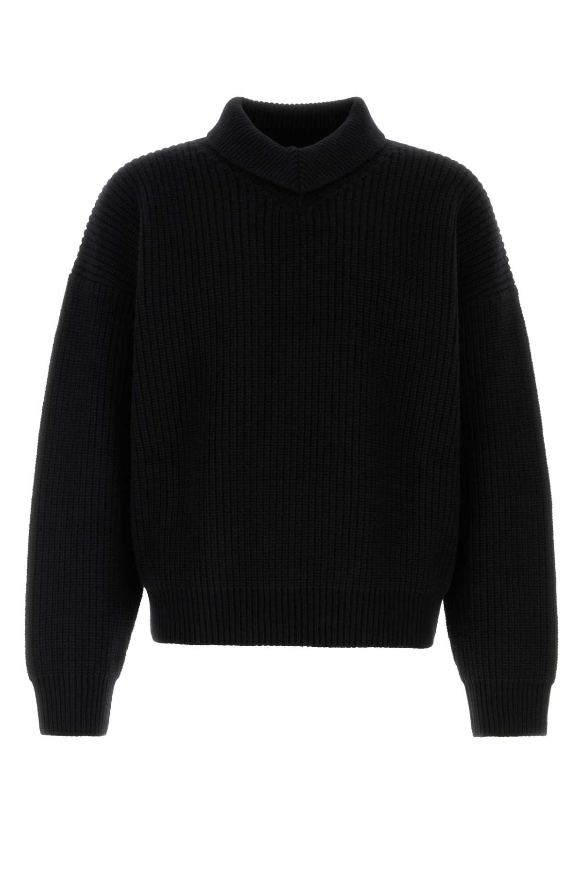 Bottega Veneta 黑色羊毛混纺毛衣