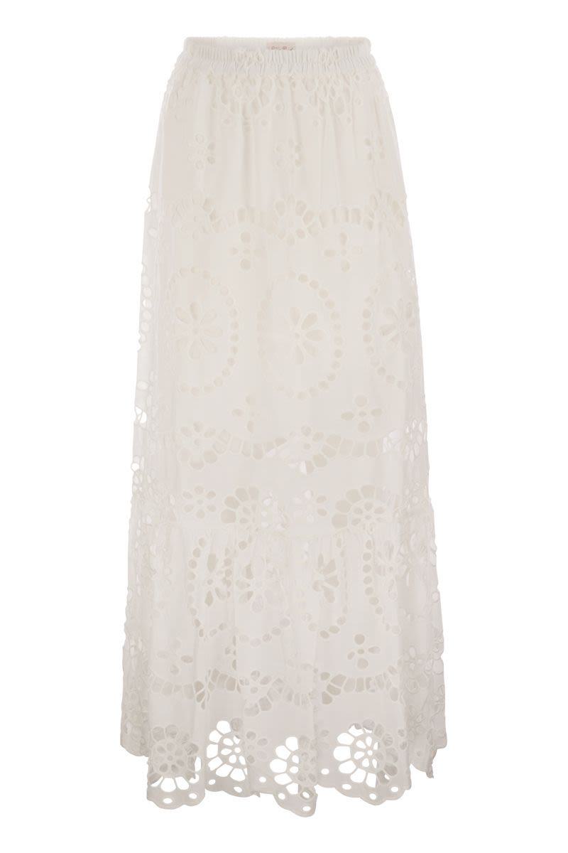 MC2 Saint Barth Jenny - Sangallo Lace Long Skirt