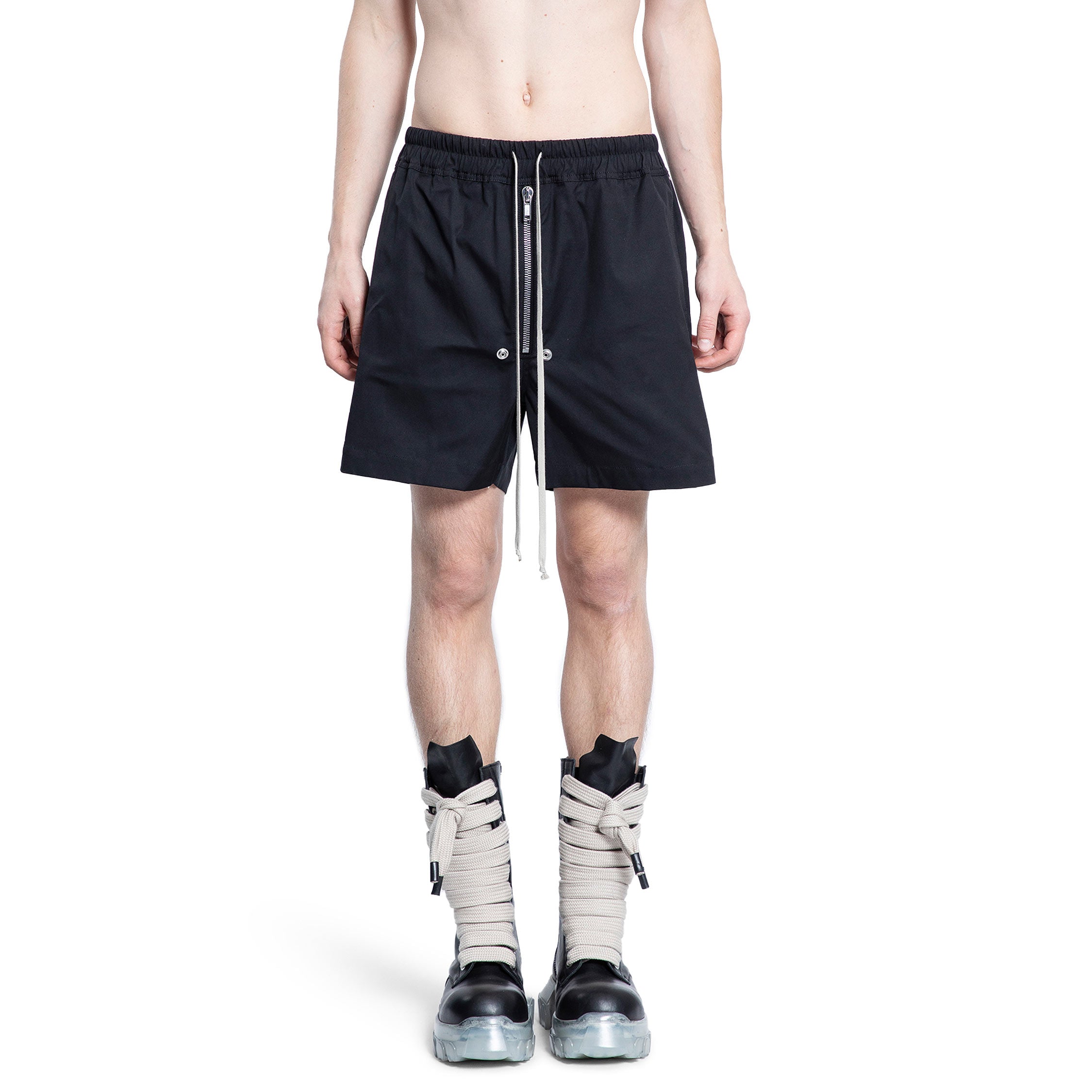 RICK OWENS MAN BLACK SHORTS
