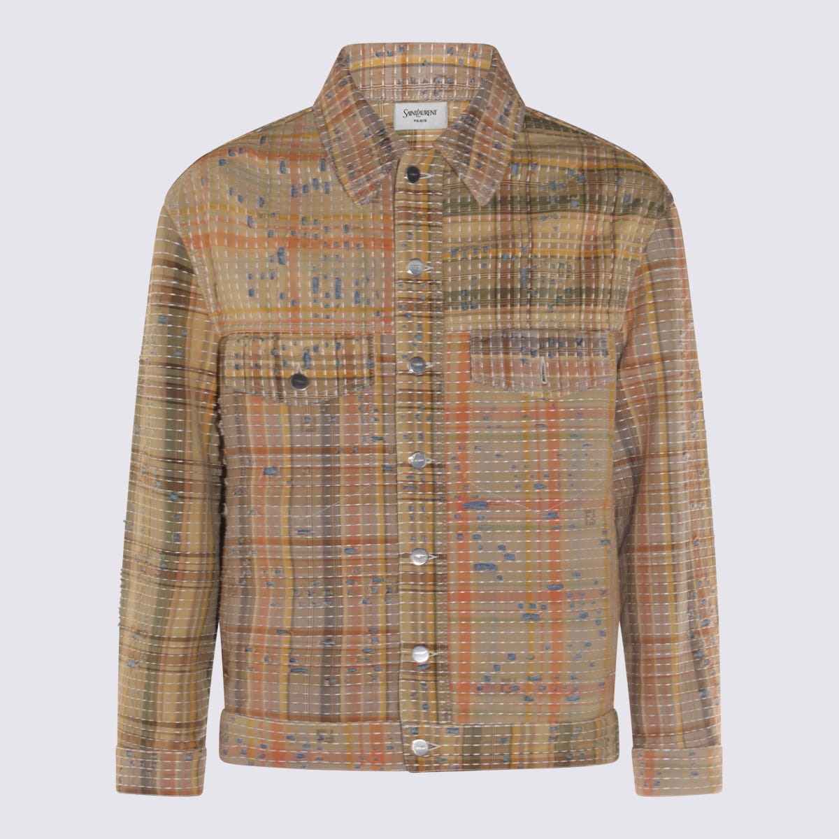 Fendi Multicolor Cotton Casual Jacket