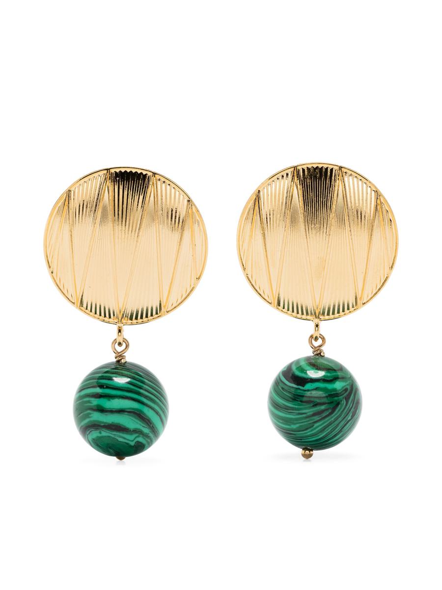 Destree Sonia Geometric Pearl Dark Green Tu Accessories
