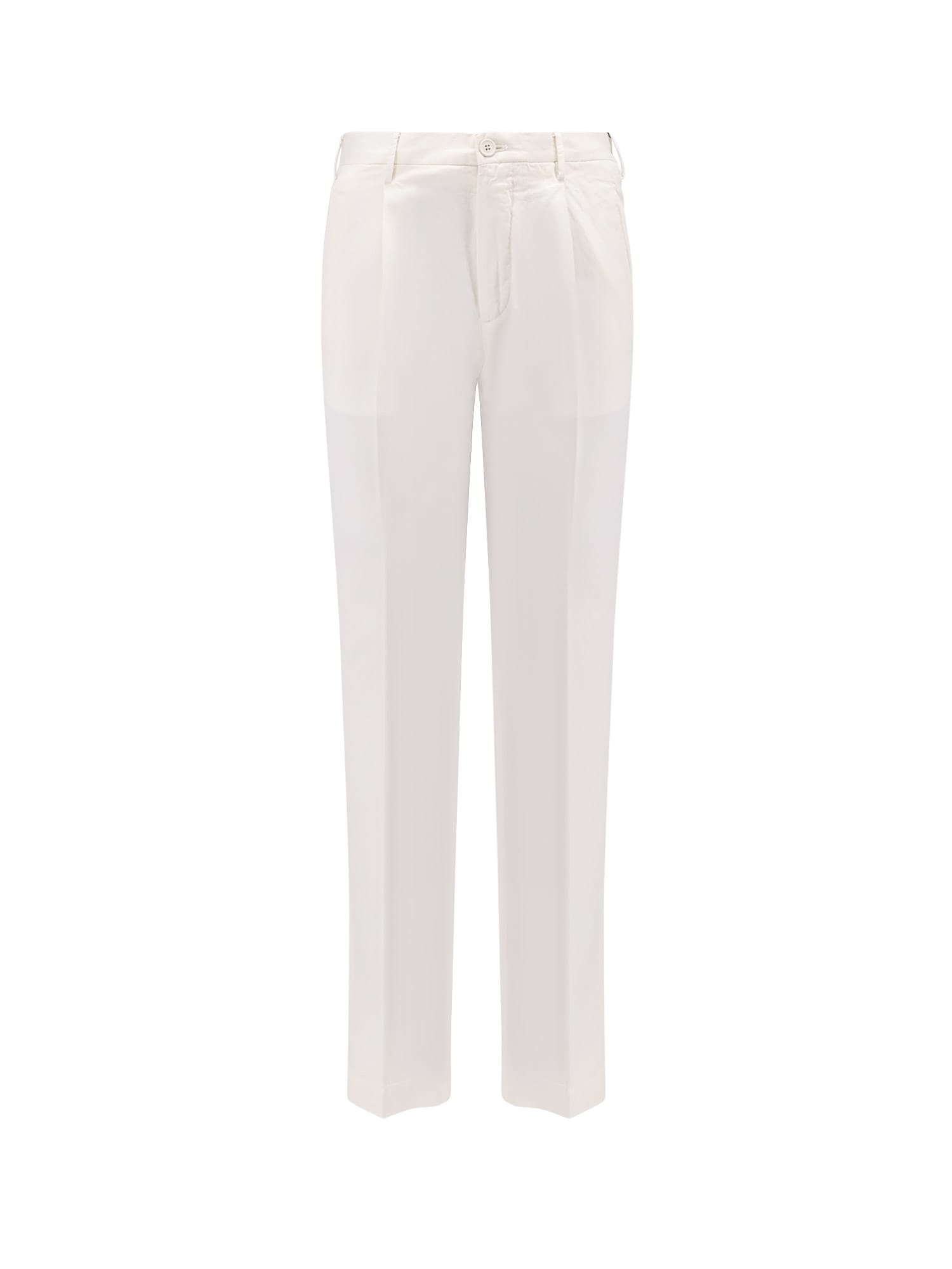 Incotex Pattern 54 Cotton And Linen Trousers