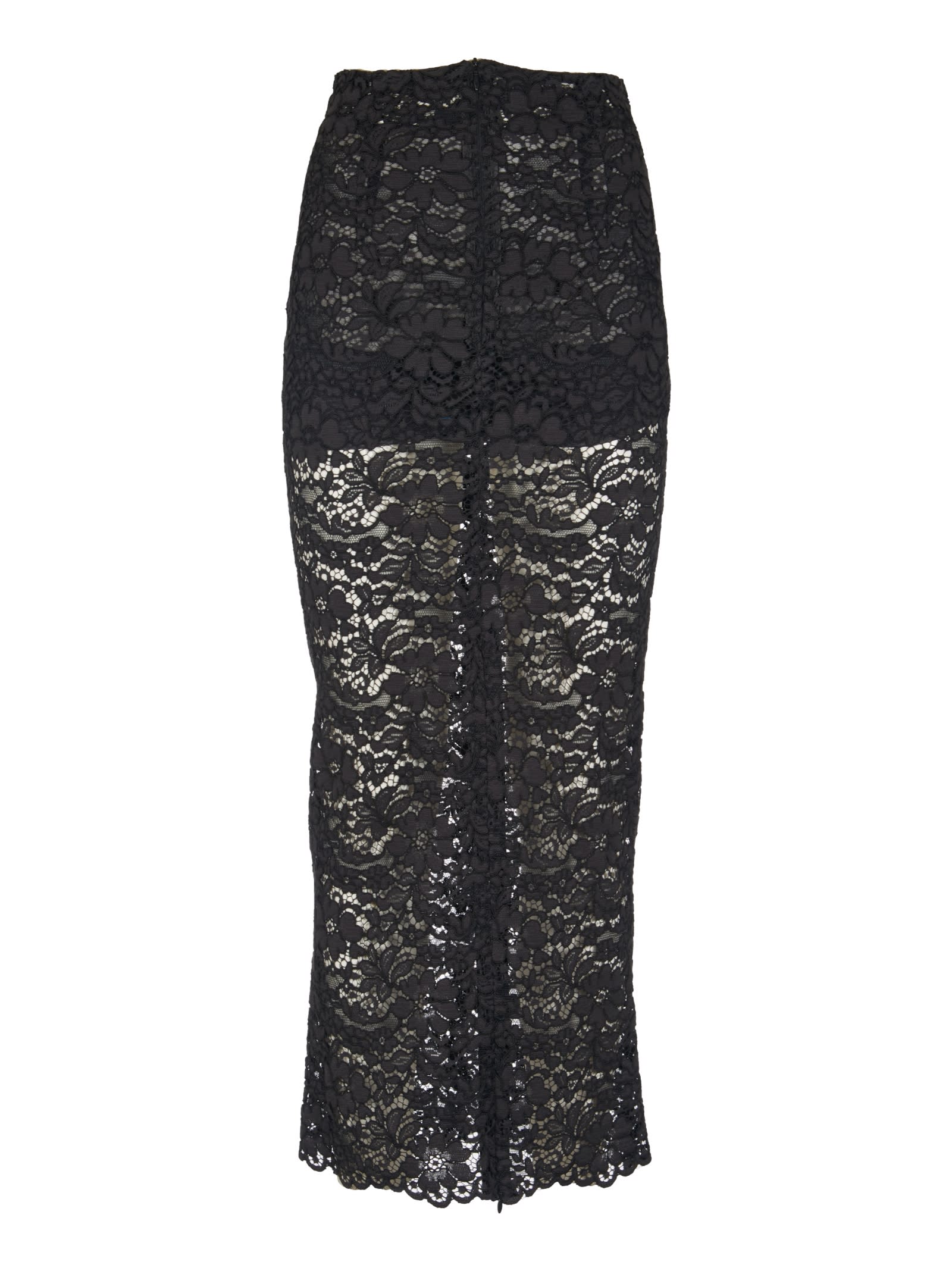 A Paper Kid Floral Fitted Skirt