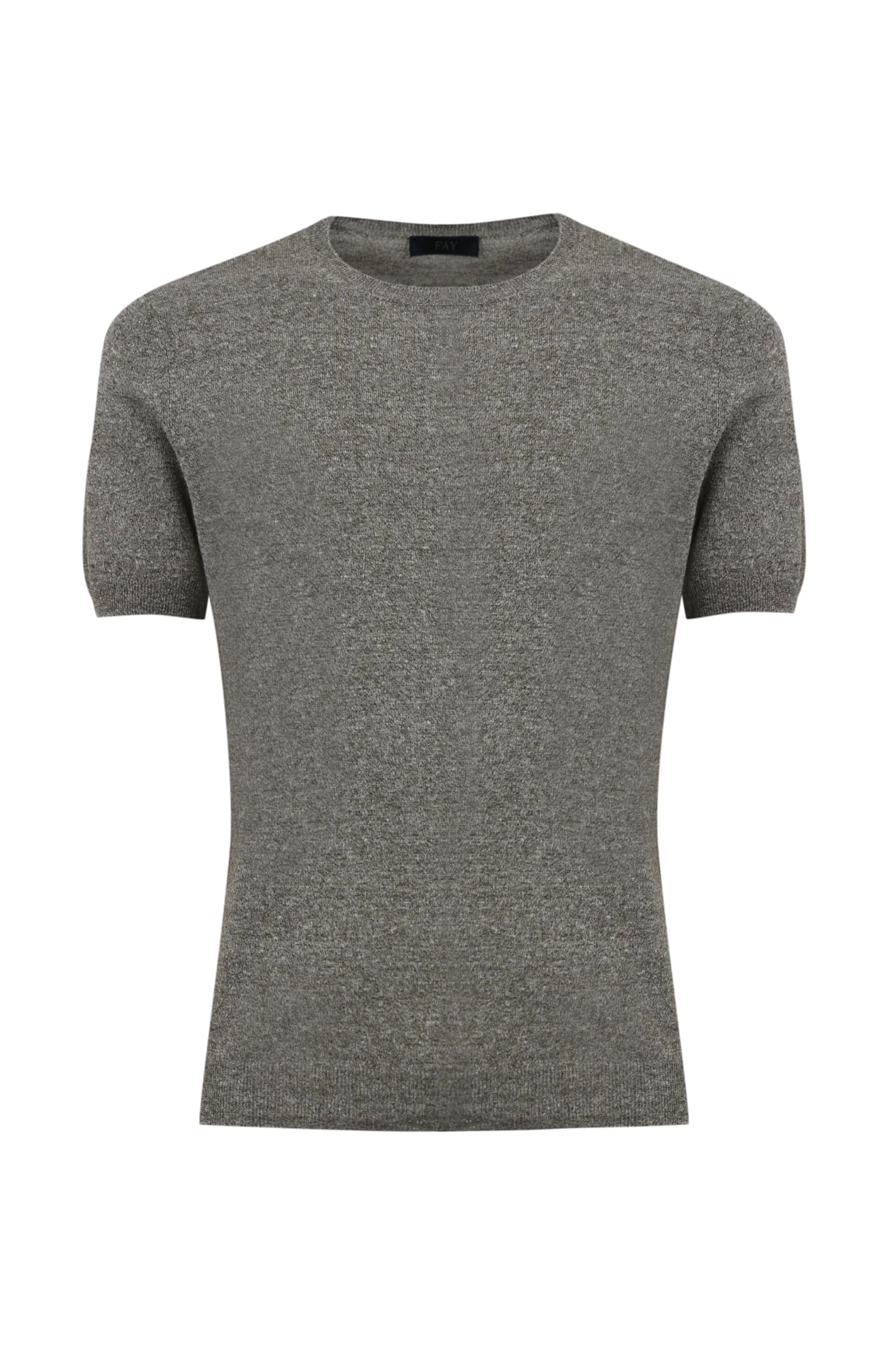 Fay Linen And Cotton T-shirt