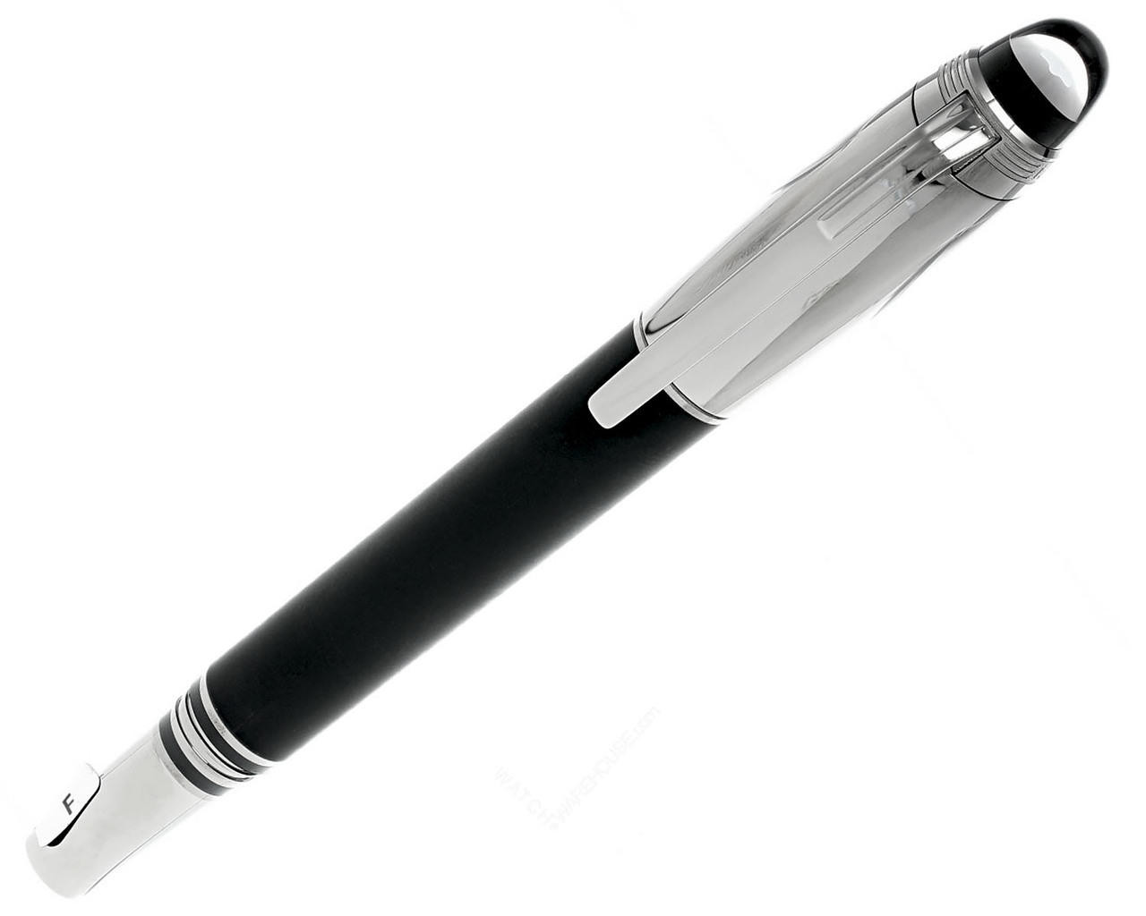 MONTBLANC Star Walker Ultra Black DouÃ (F) Nib Fountain Pen 126363