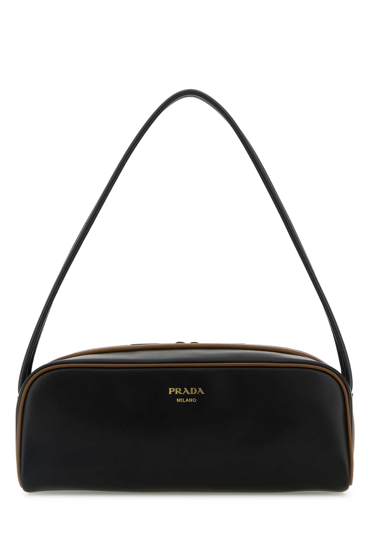 Prada Black Leather Shoulder Bag