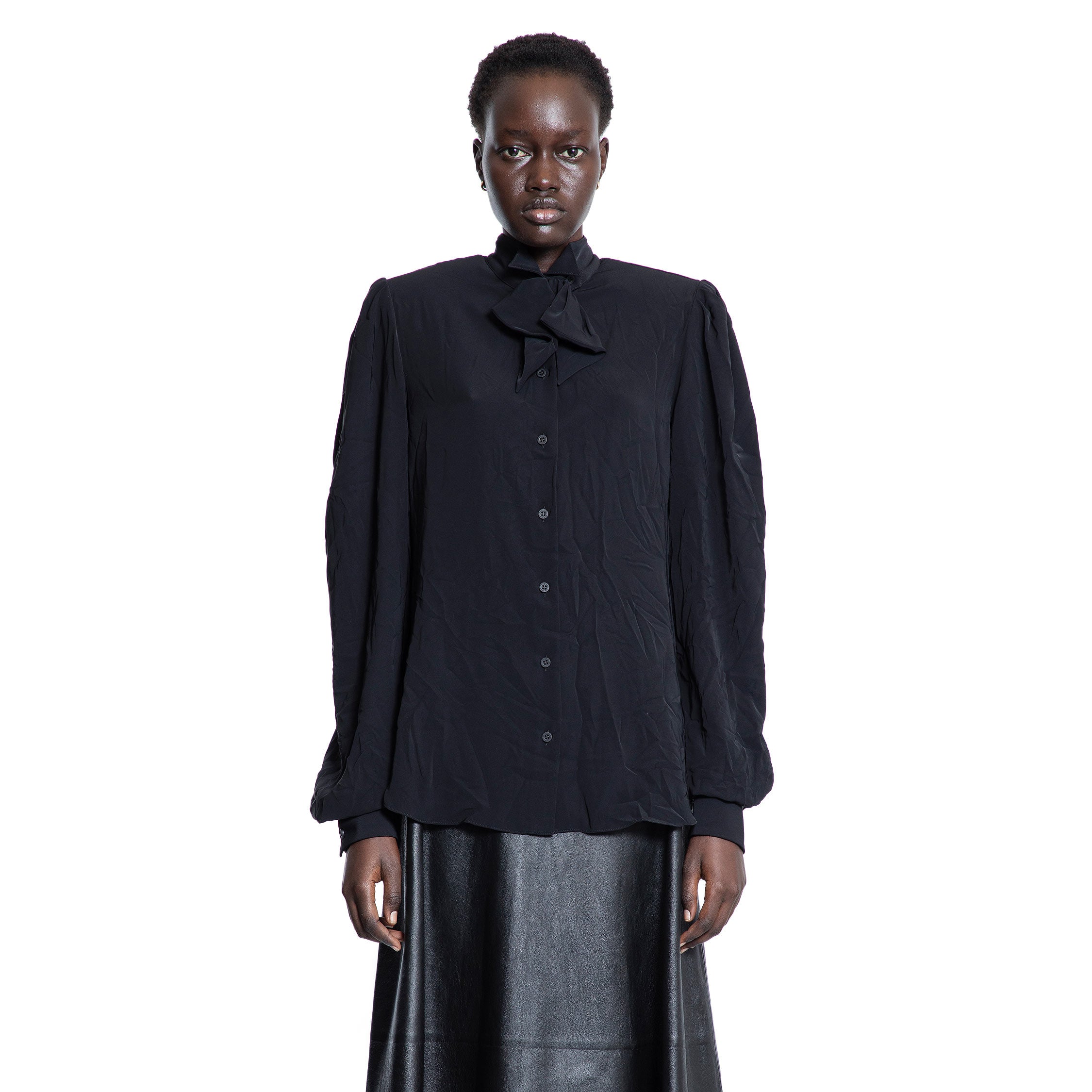 BALENCIAGA WOMAN BLACK SHIRTS