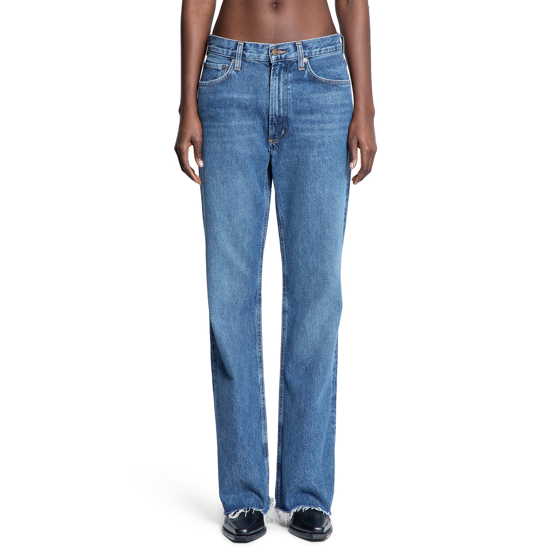 AGOLDE WOMAN BLUE JEANS