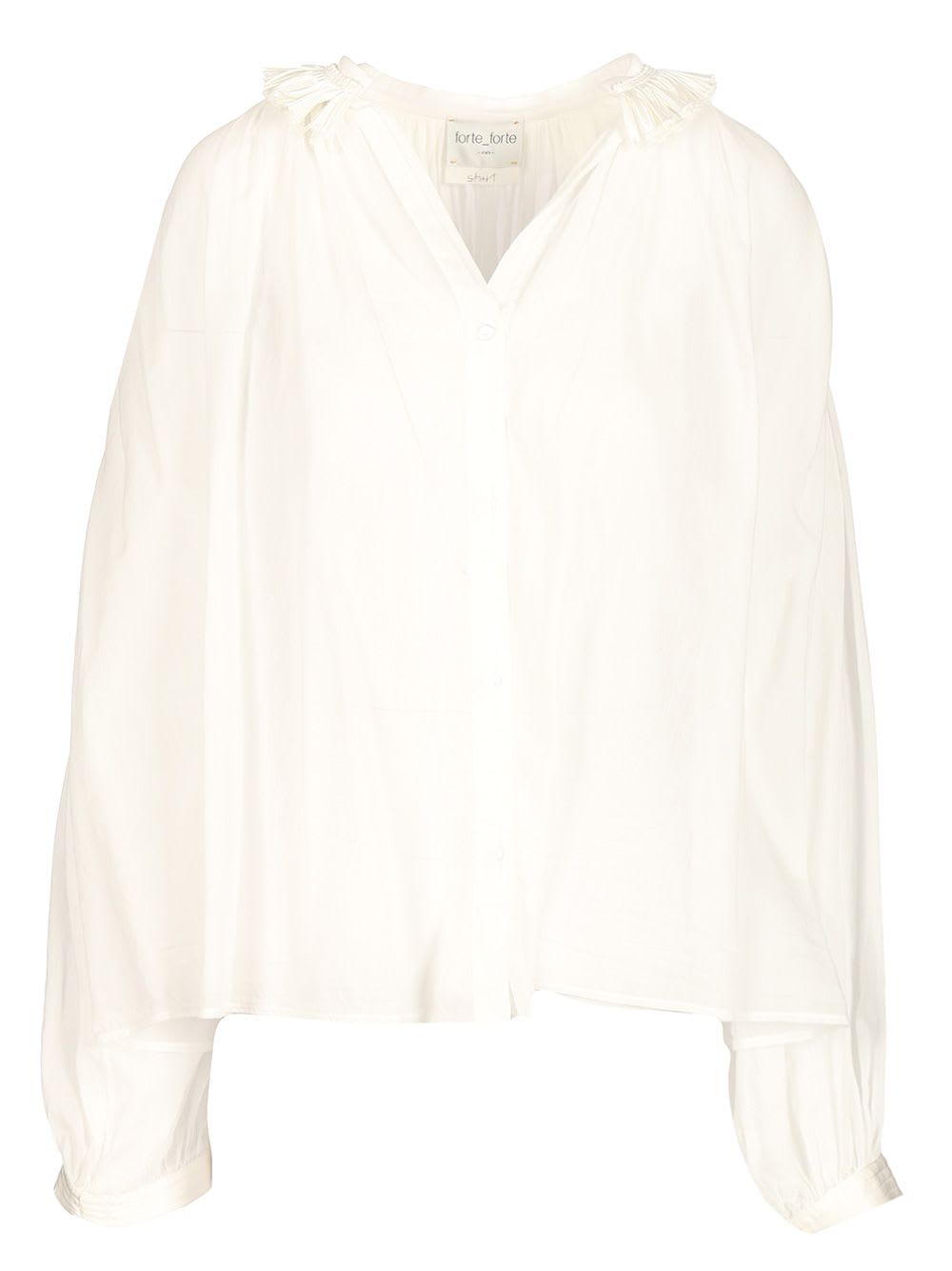Forte_Forte Bohemian Shirt With Fringe