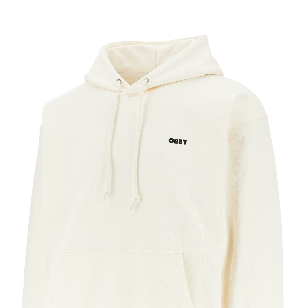OBEY Obey图标镂空火焰男士连帽卫衣