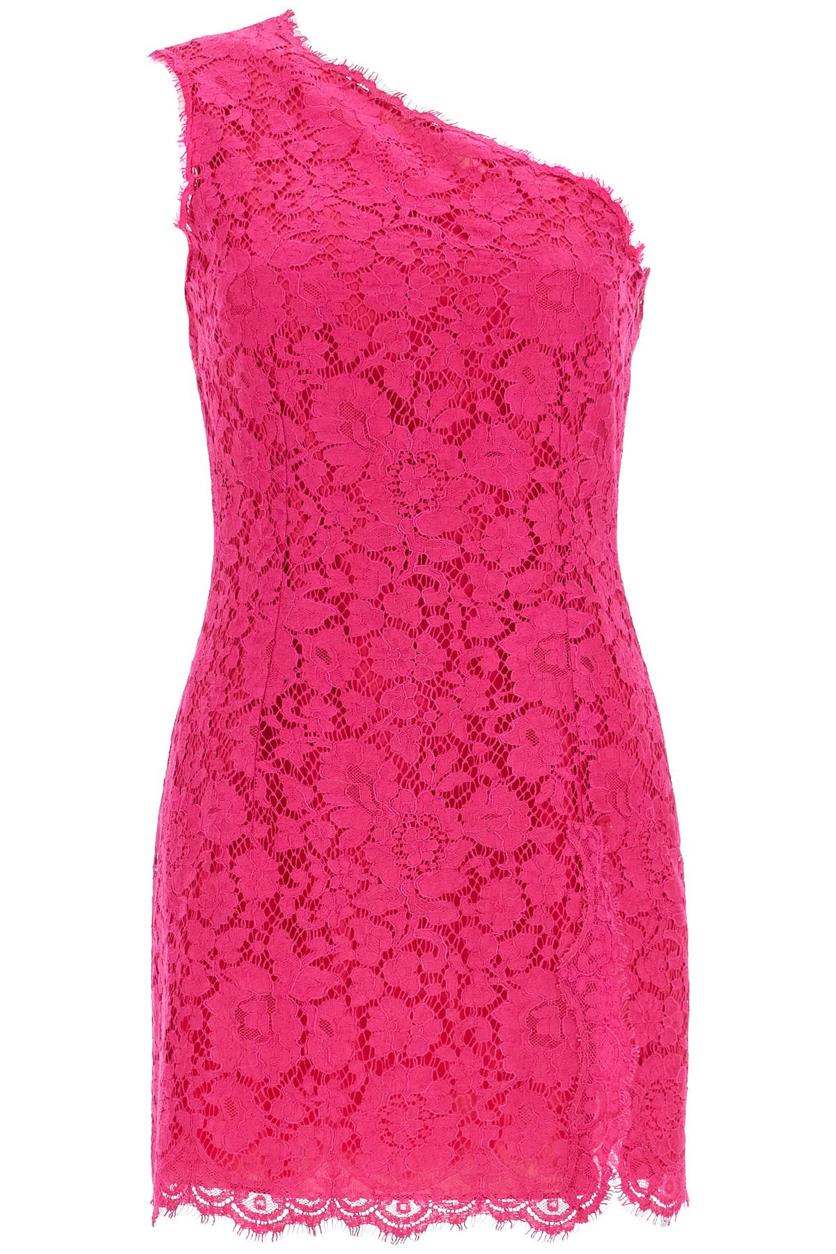 Dolce & Gabbana 短款吸睛粉蕾丝连衣裙