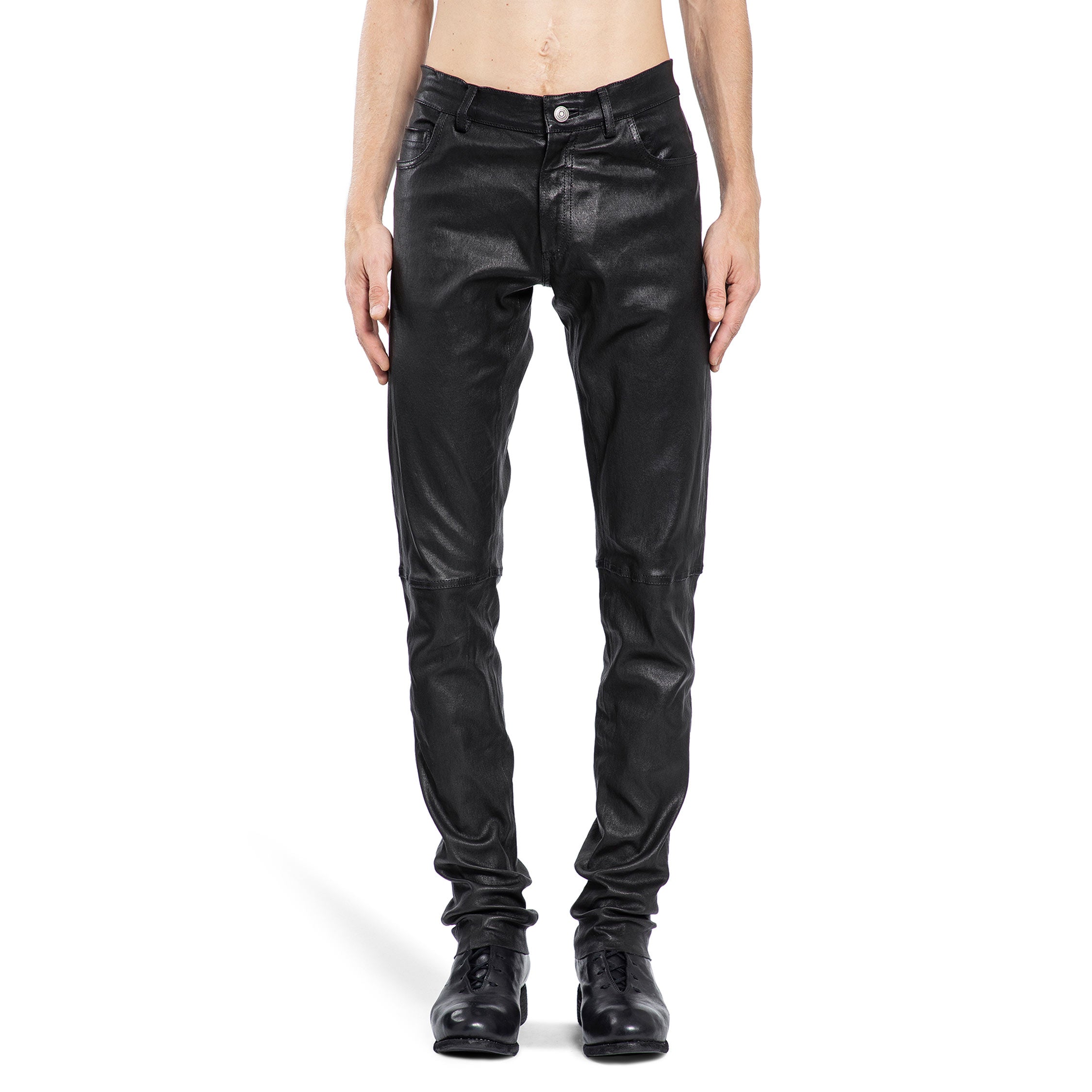 GIORGIO BRATO MAN BLACK TROUSERS